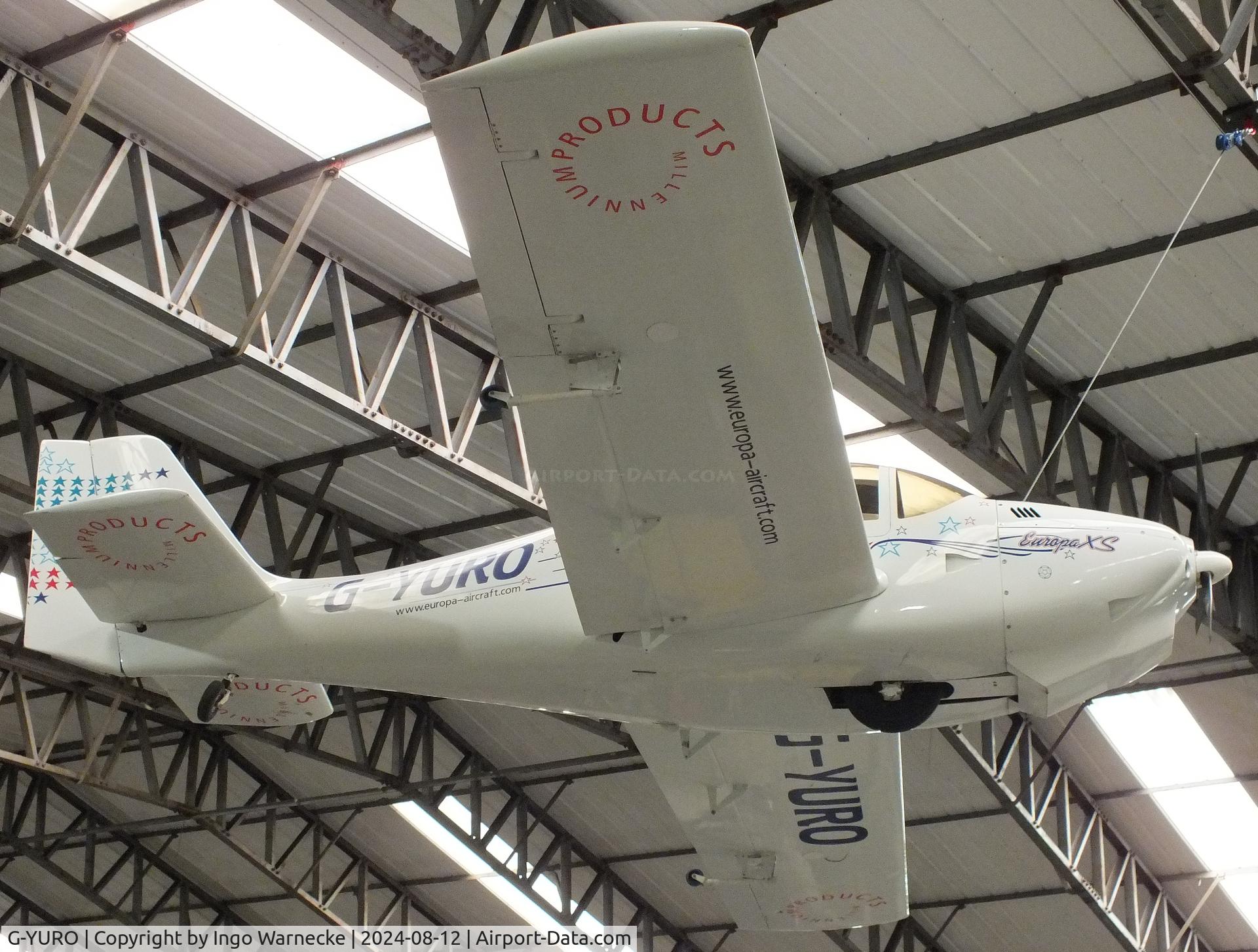 G-YURO, 1992 Europa Monowheel C/N PFA 220-11981, Europa Aviation Europa XS Monowheel at the Yorkshire Air Museum, Elvington