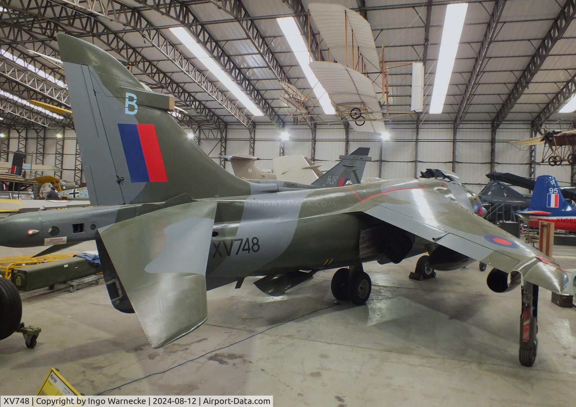 XV748, 1969 Hawker Siddeley Harrier GR.3 C/N 712011, Hawker Siddeley Harrier GR3 at the Yorkshire Air Museum, Elvington