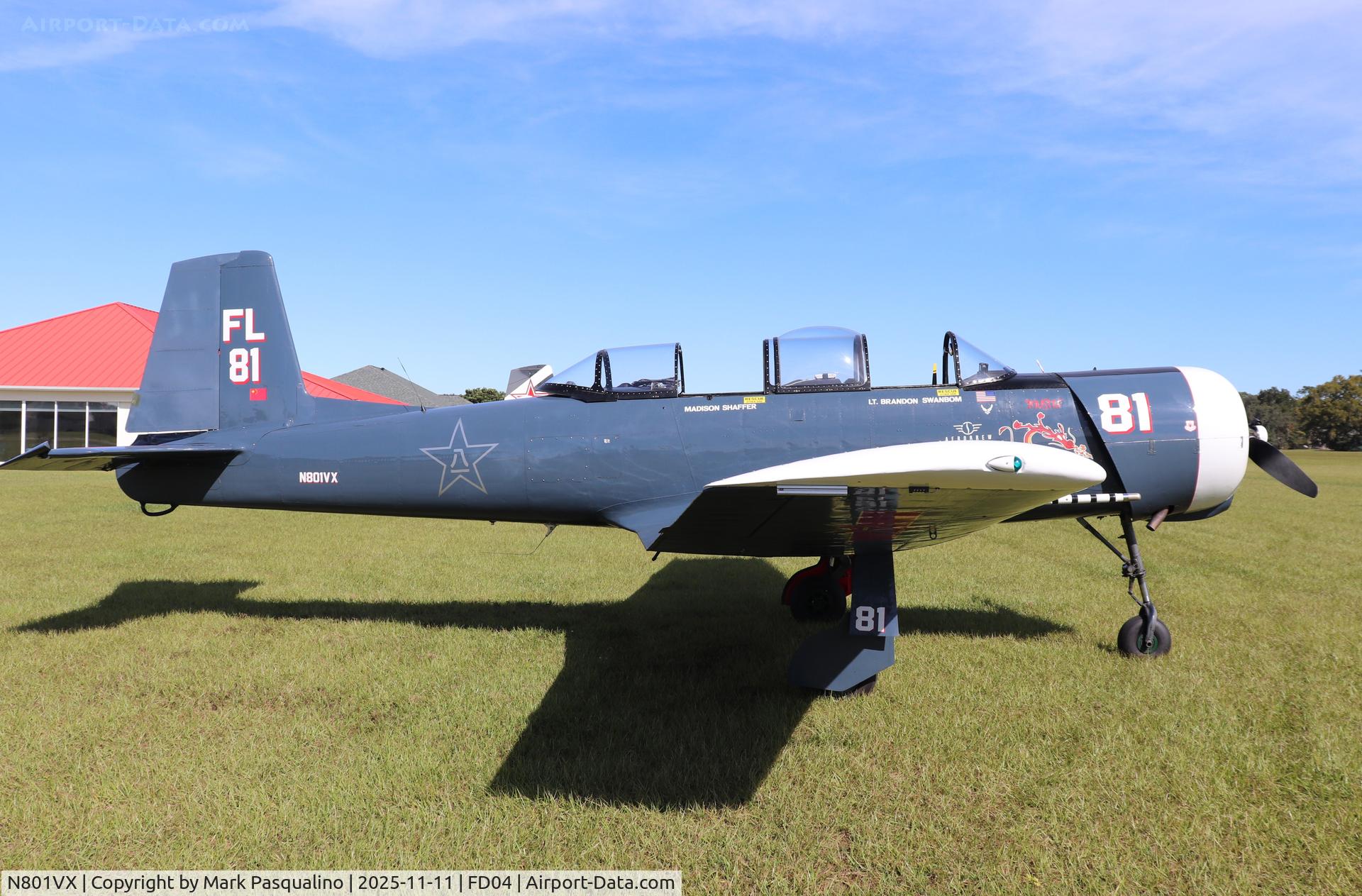 N801VX, 1988 Nanchang CJ-6 C/N 4432014, Nanchang CJ-6