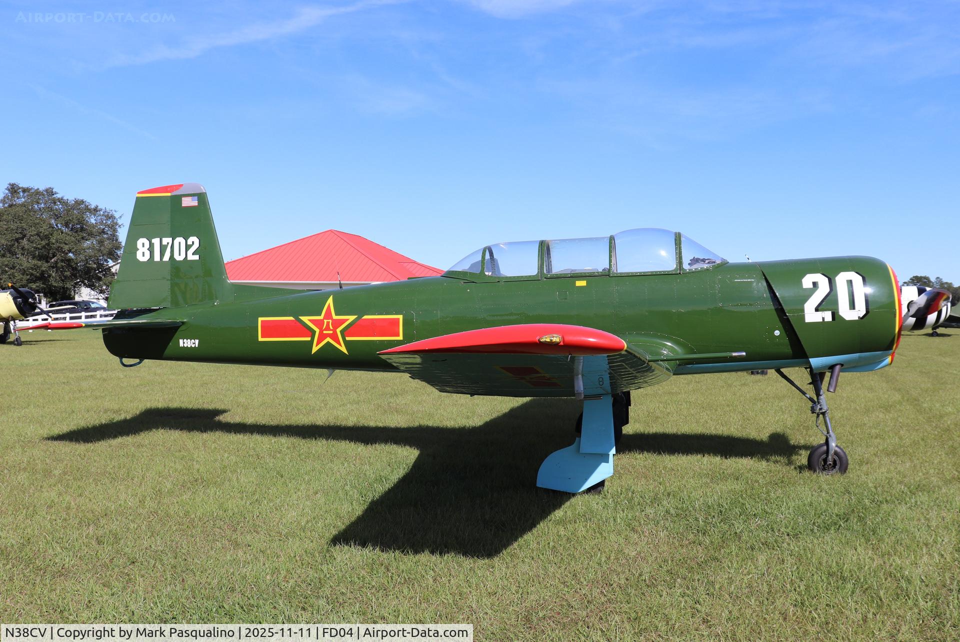 N38CV, Nanchang CJ-6 C/N 2432073, Nanchang CJ-6