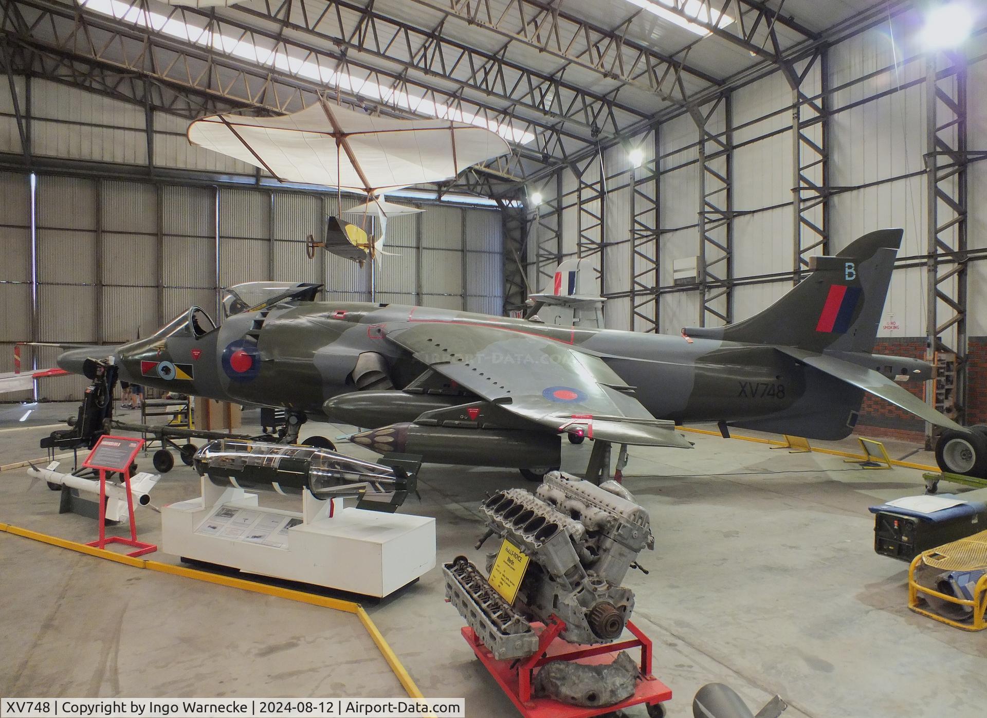 XV748, 1969 Hawker Siddeley Harrier GR.3 C/N 712011, Hawker Siddeley Harrier GR3 at the Yorkshire Air Museum, Elvington