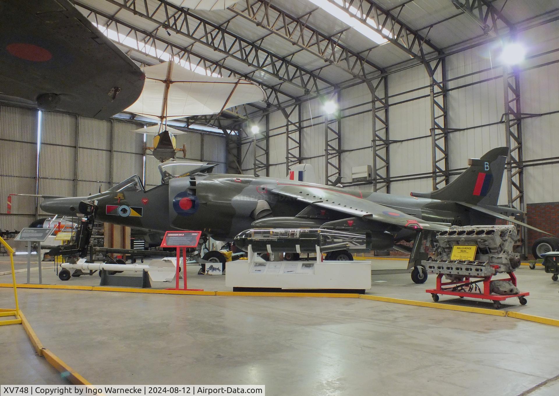 XV748, 1969 Hawker Siddeley Harrier GR.3 C/N 712011, Hawker Siddeley Harrier GR3 at the Yorkshire Air Museum, Elvington