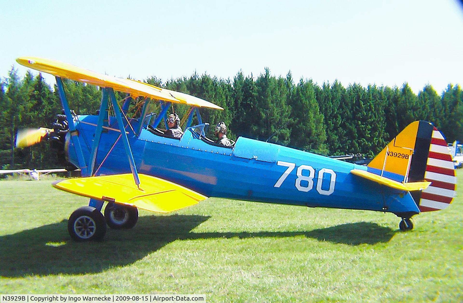 N3929B, Boeing E75 C/N 75-6001, Boeing E75 (Stearman PT-13D) at the Montabaur airshow 2009