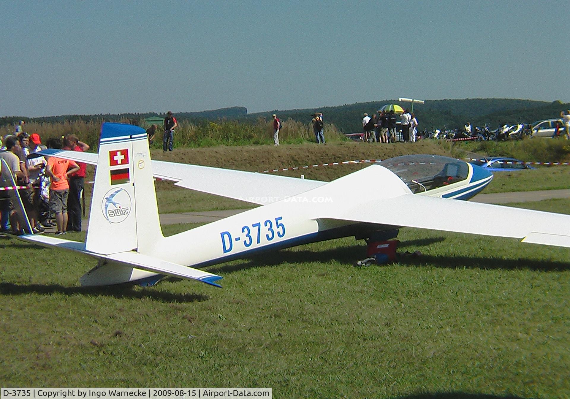 D-3735, Marganski Swift S-1 C/N 115, Marganski Swift S-1 at the Montabaur airshow 2009