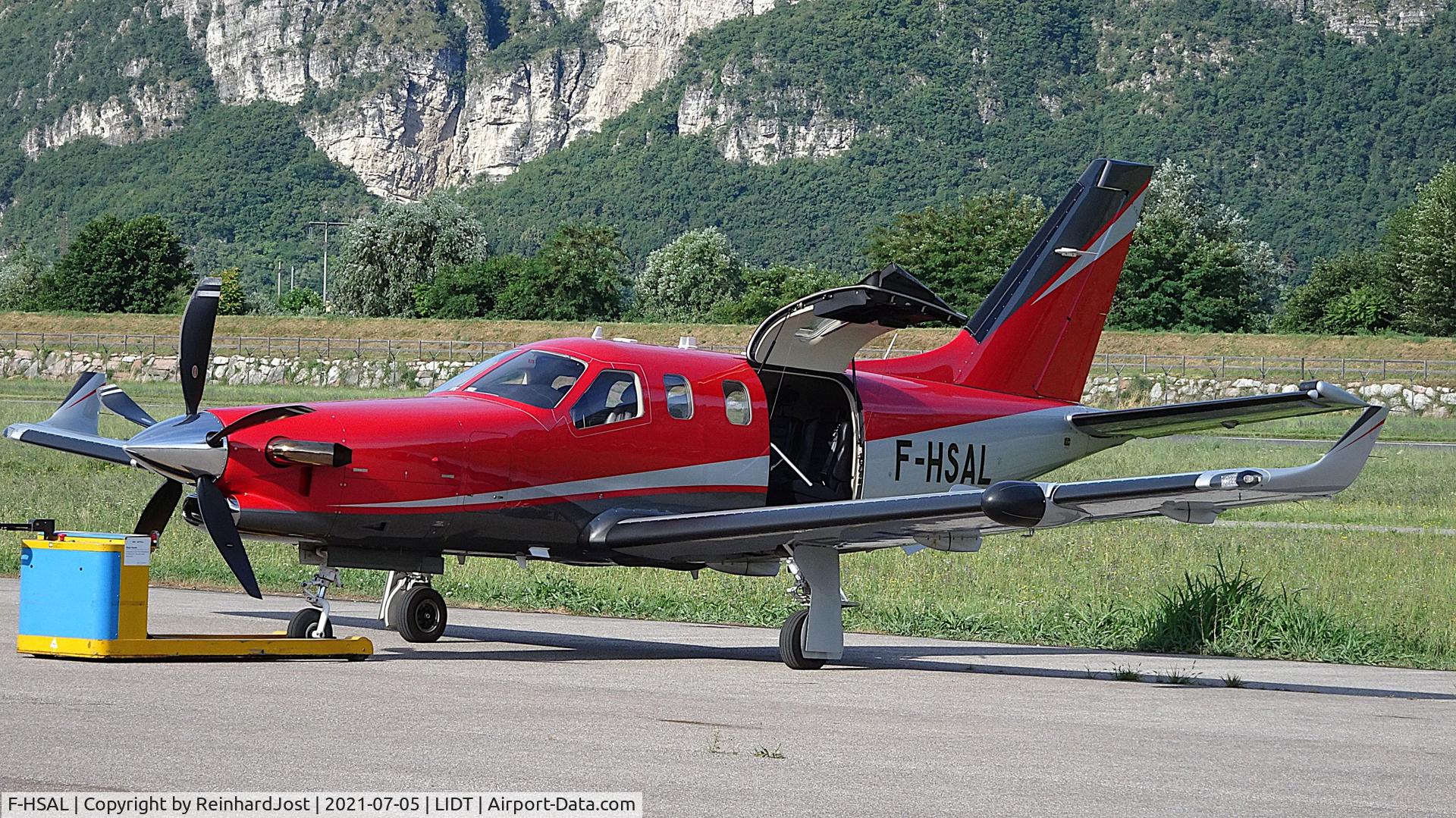 F-HSAL, 2016 Socata TBM-930 C/N 1125, Private TBM-930 at Aeroporto di Trento-Mattarello “Gianni Caproni” (LIDT), Trentino,  Italy