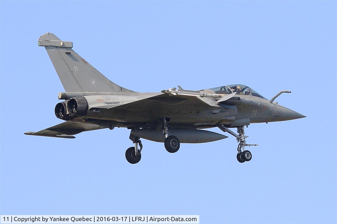 11, Dassault Rafale M C/N 11, Dassault Rafale M, Landivisiau Naval Air Base (LFRJ-LDV)