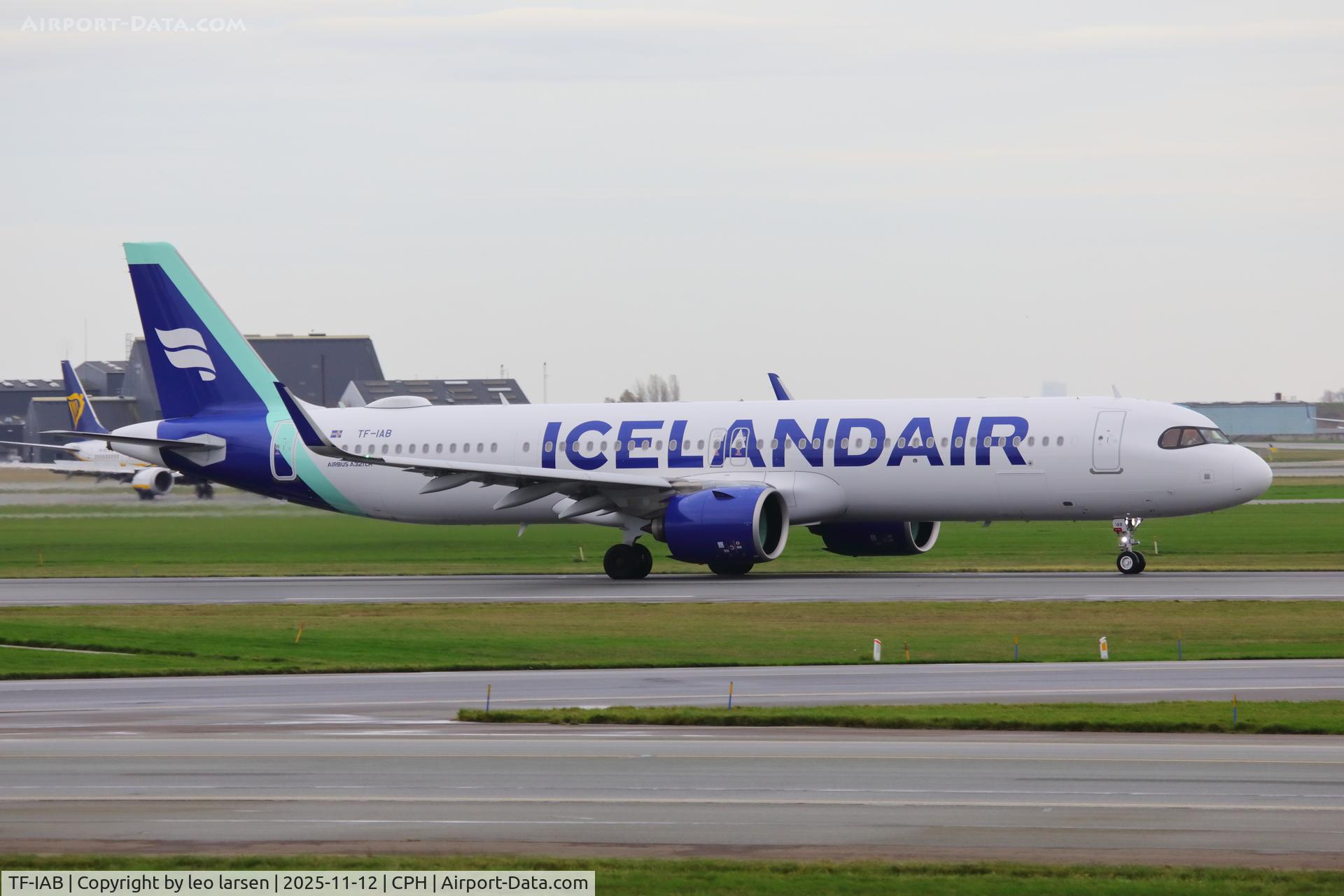 TF-IAB, 2025 Airbus A321-271NX/LR C/N 12359, Copenhagen 12.11.2025