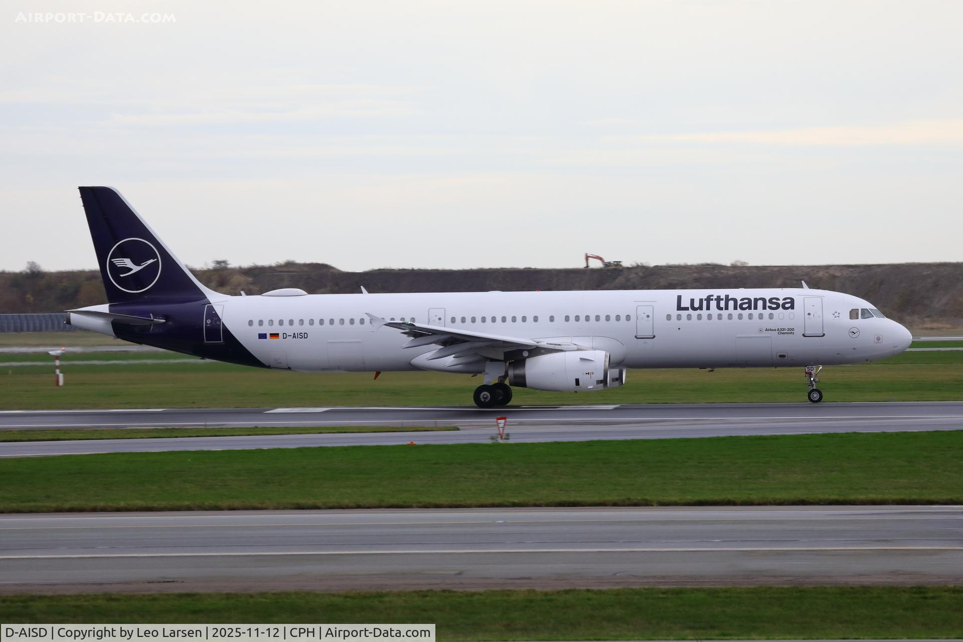 D-AISD, 2000 Airbus A321-231 C/N 1188, Copenhagen 12.11.2025