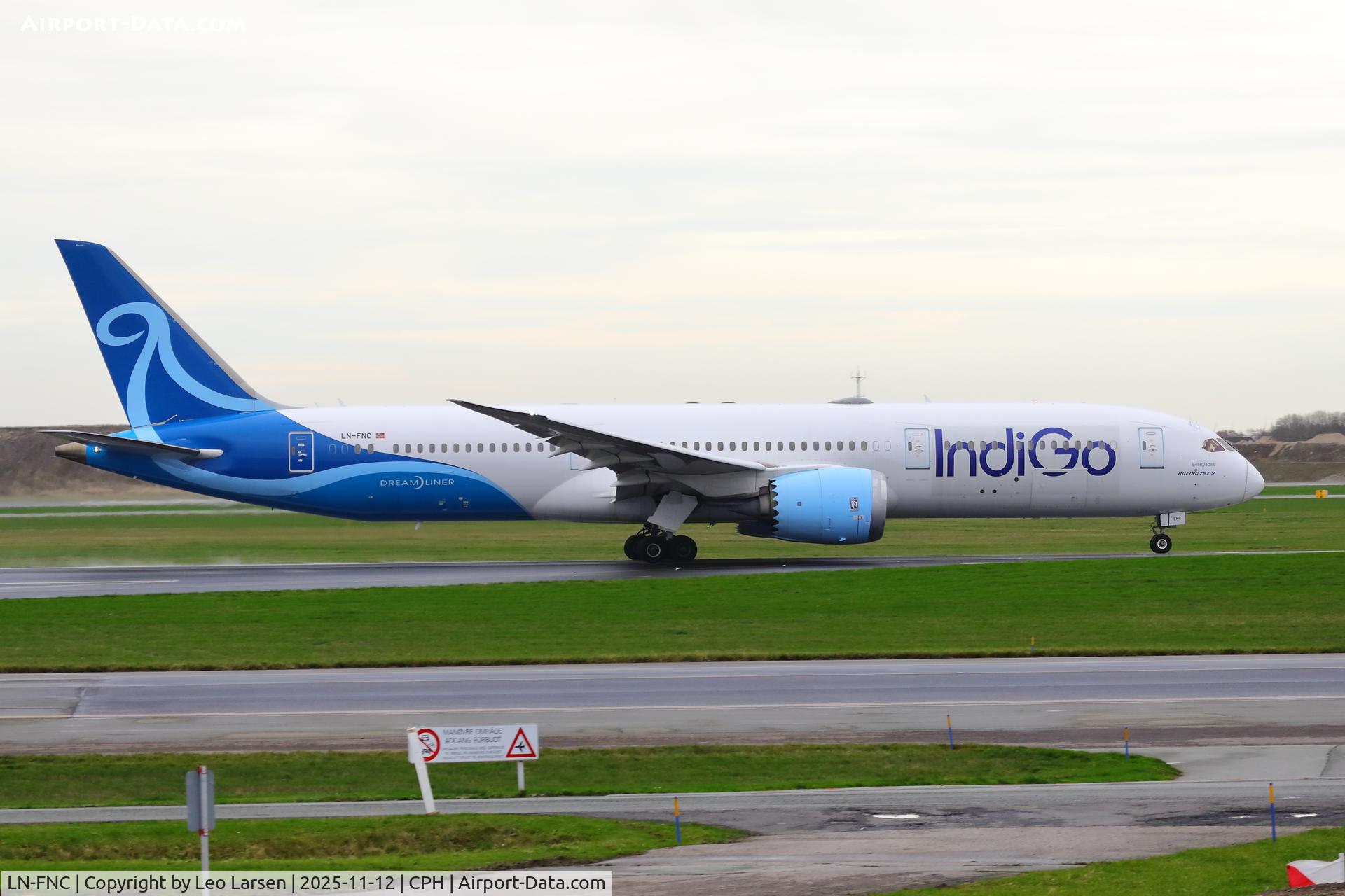 LN-FNC, 2018 Boeing 787-9 Dreamliner C/N 38790, Copenhagen 12.11.2025
