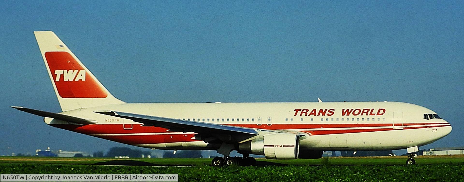 N650TW, 1984 Boeing 767-205 C/N 23057, ex-slide