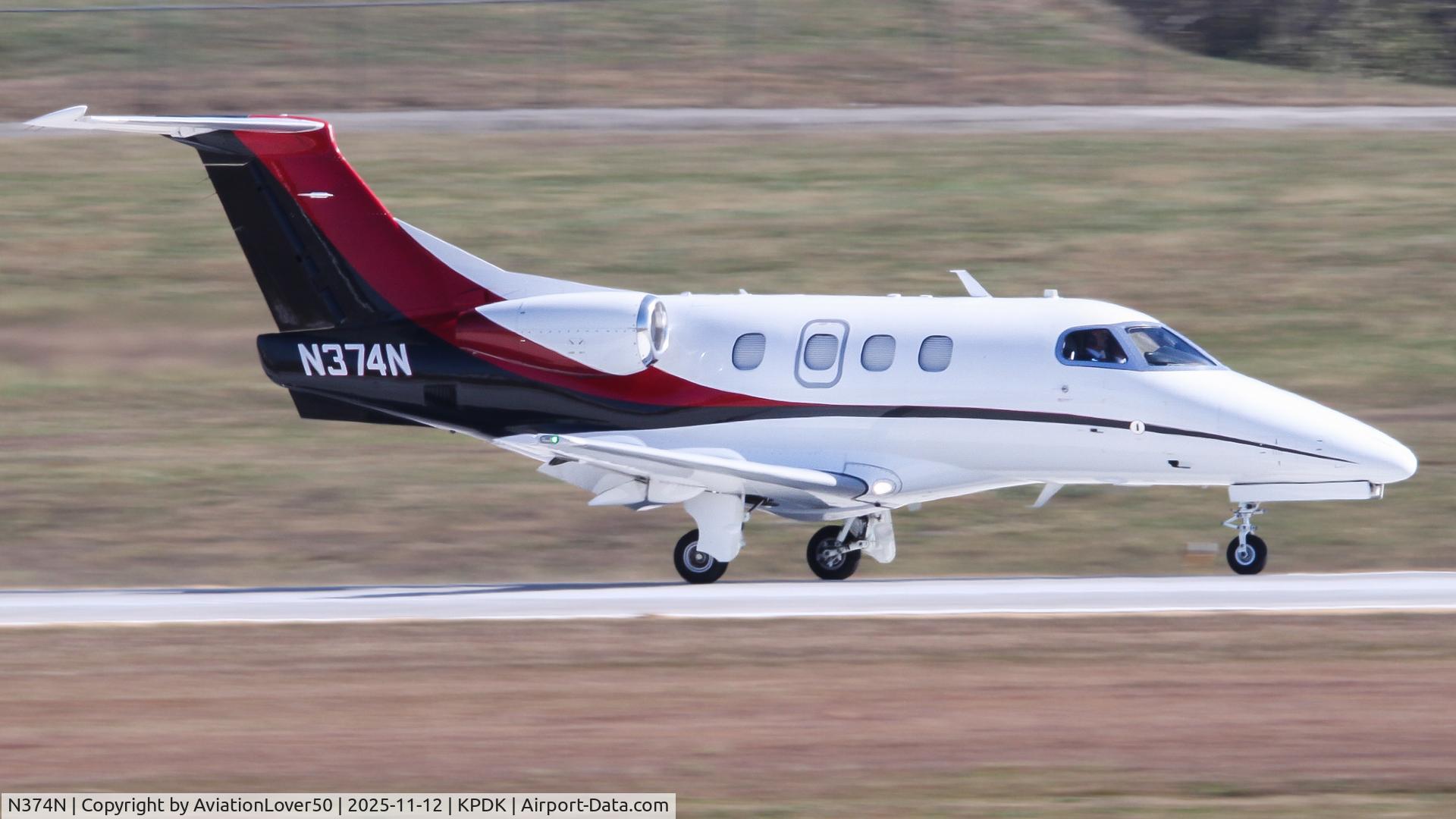 N374N, 2013 Embraer EMB-500 Phenom 100 C/N 50000311, Nicholas Air Phenom 100