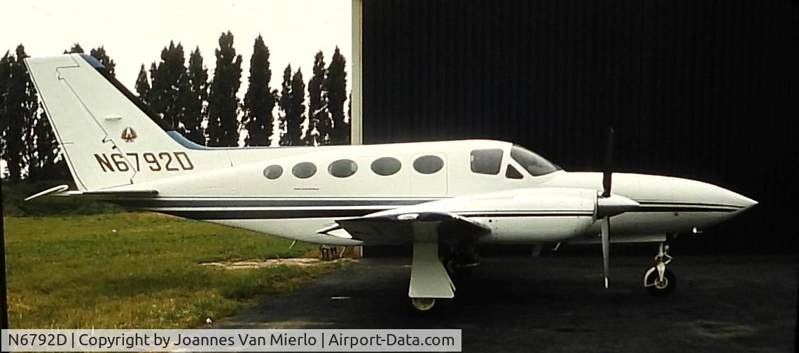 N6792D, Cessna 421 Golden Eagle C/N 00000000000, ex-slide