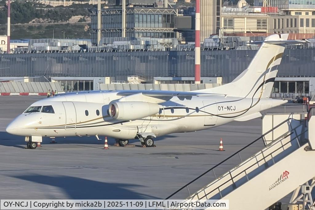 OY-NCJ, 2001 Fairchild Dornier 328-300 328JET C/N 3186, Parked