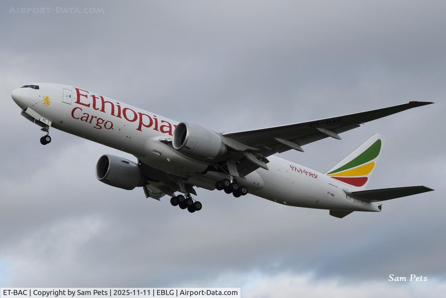 ET-BAC, 2025 Boeing 777-F C/N 68141, At Liège Airport.