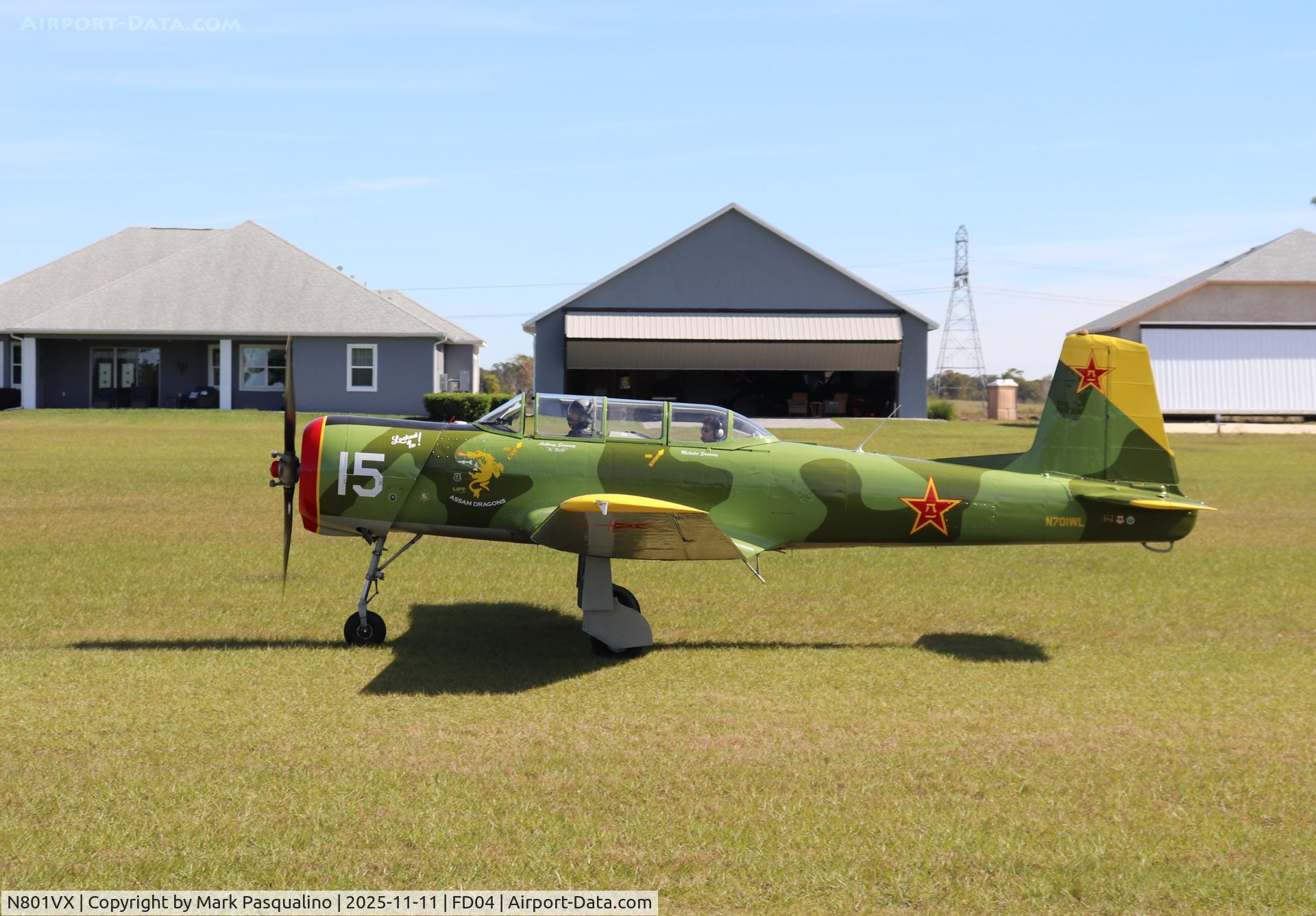 N801VX, 1988 Nanchang CJ-6 C/N 4432014, Nanchang CJ-6