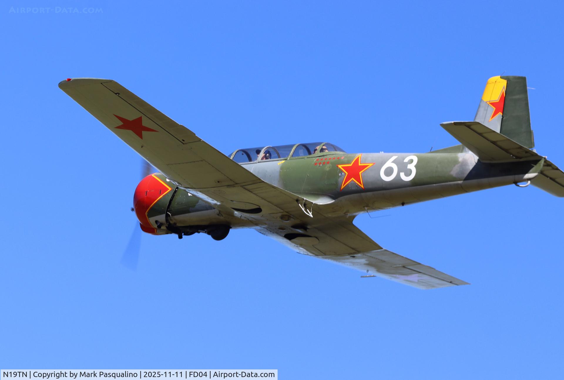 N19TN, 1967 Nanchang CJ-6A C/N 2532045, Nanchang CJ-6A