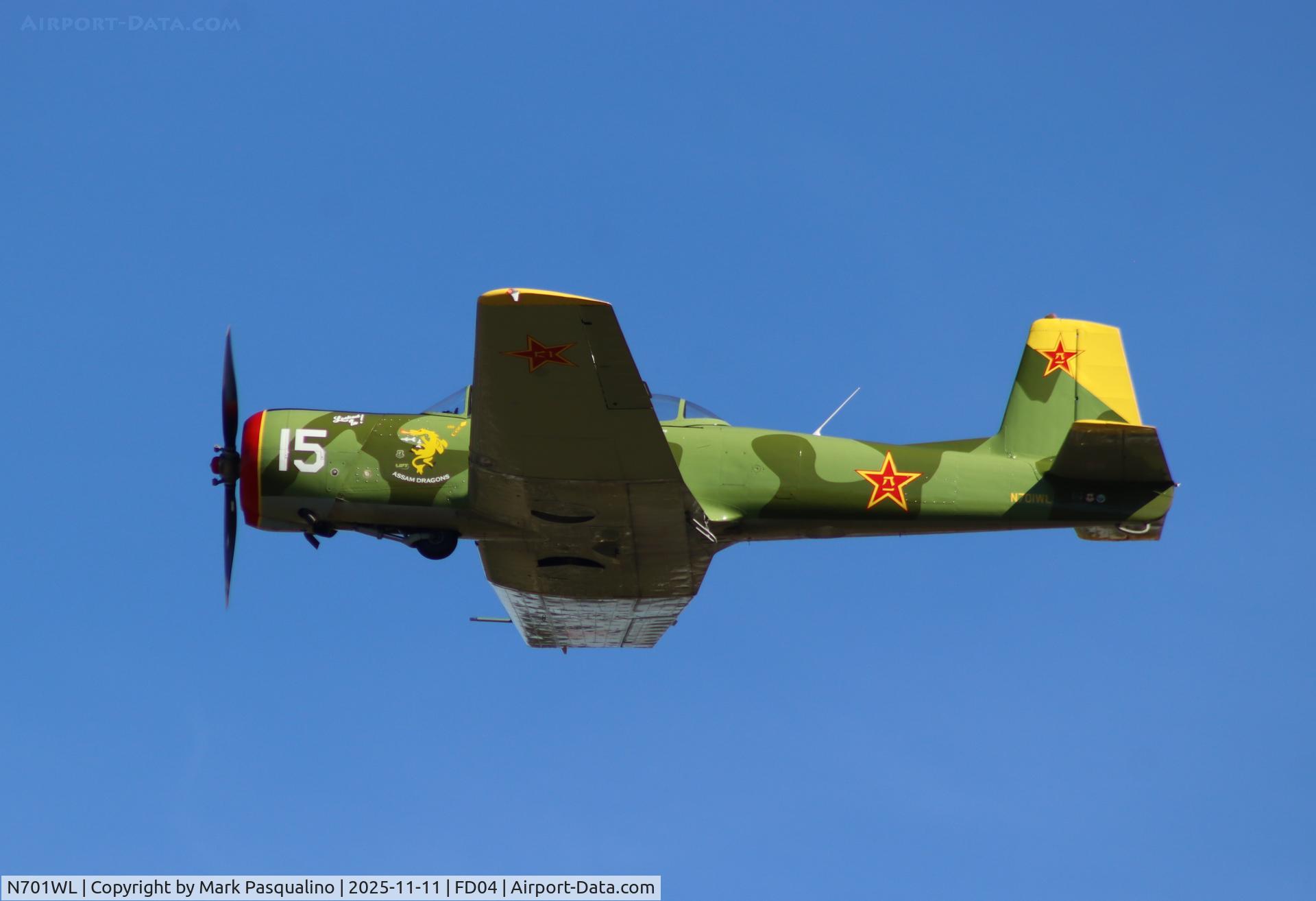 N701WL, 1975 Nanchang CJ-6 C/N 3051215, Nanchang CJ-6