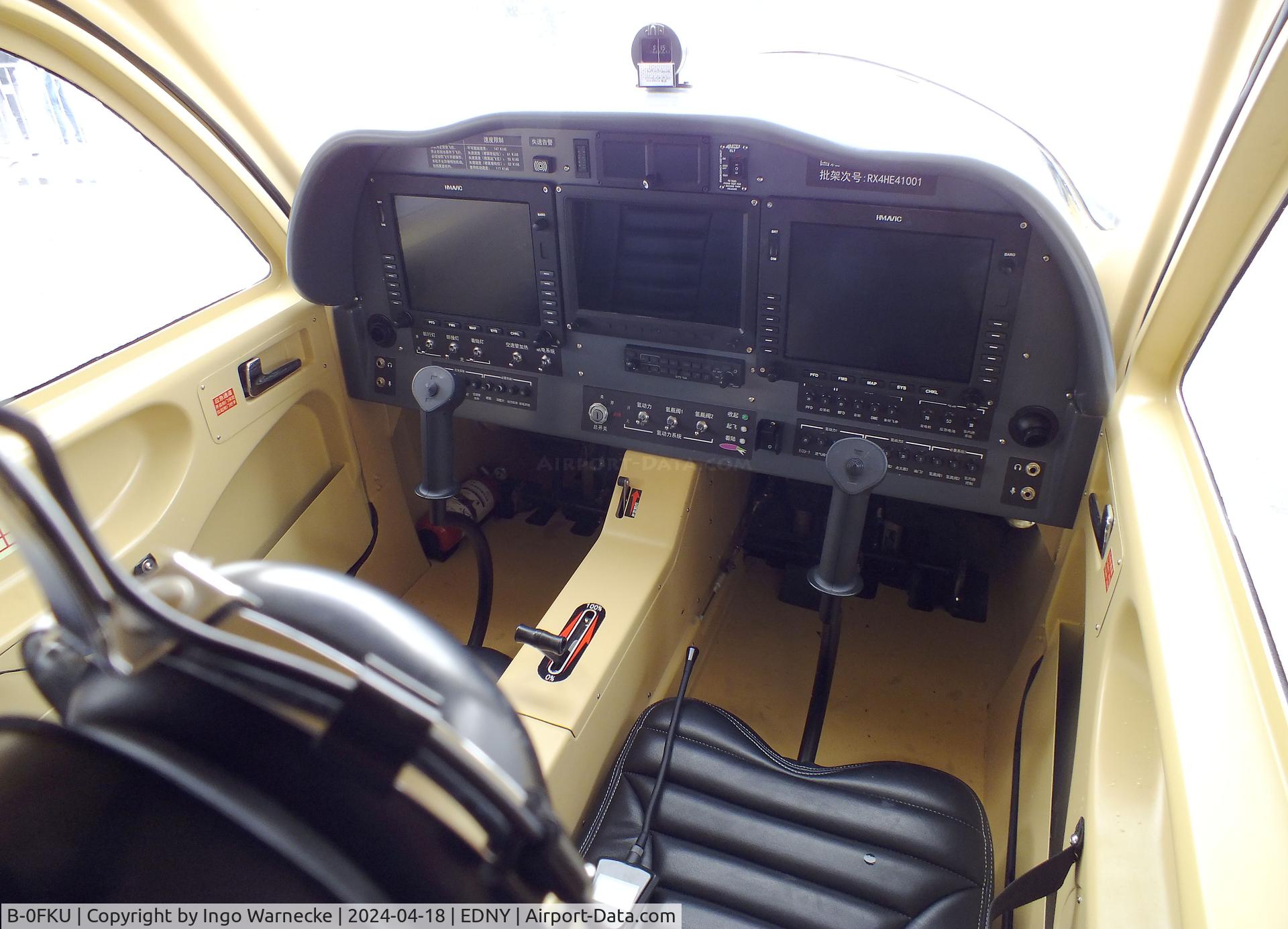 B-0FKU, 2023 Liaoning Ruixiang RX4HE C/N not found_B-0FKU, Rhyen Aircraft Industry (Liaoning Ruixiang) RX4HE with hydrogen engine at the AERO 2024, Friedrichshafen #c