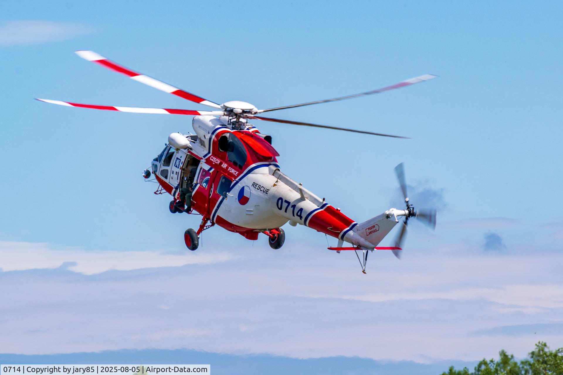 0714, PZL-Swidnik W-3A Sokól C/N 370714, LKLN Airport - SAR Meet 2025