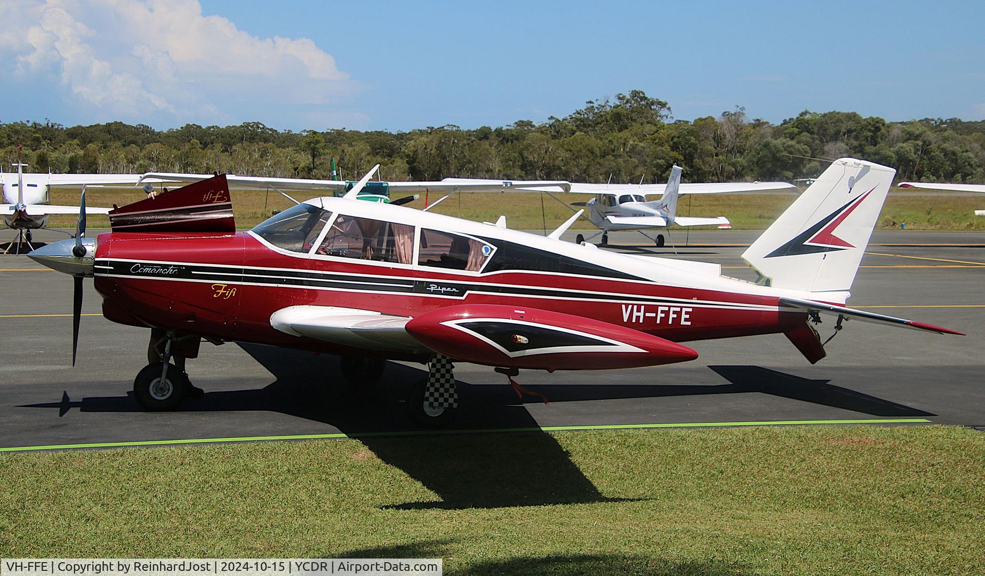 VH-FFE, 1961 Piper PA-24 C/N 24-2715, VH-FFE with nickname Fifi under maintenance at Caloundra, QLD, Australia