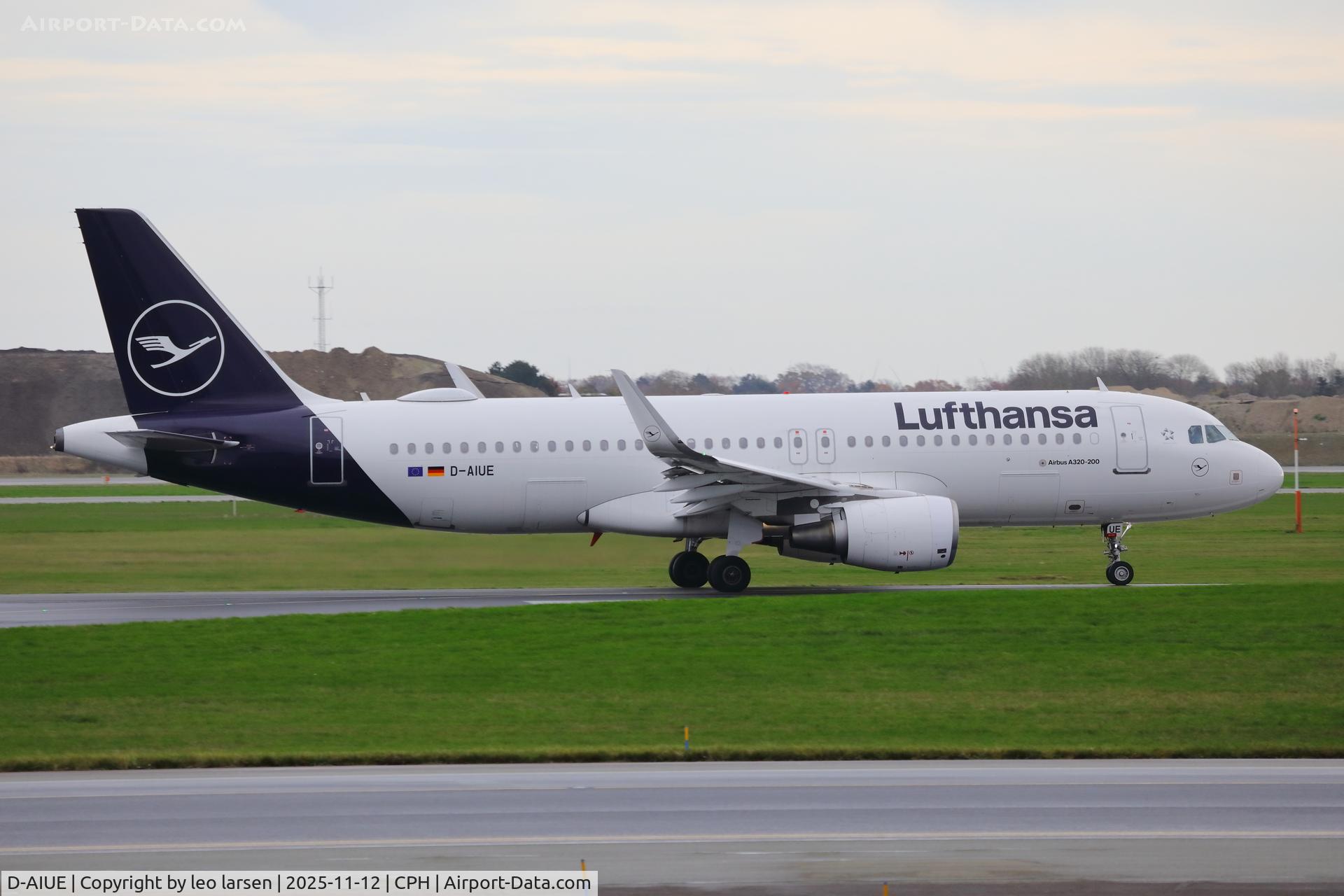 D-AIUE, 2014 Airbus A320-214 C/N 6092, Copenhagen 12.11.2025