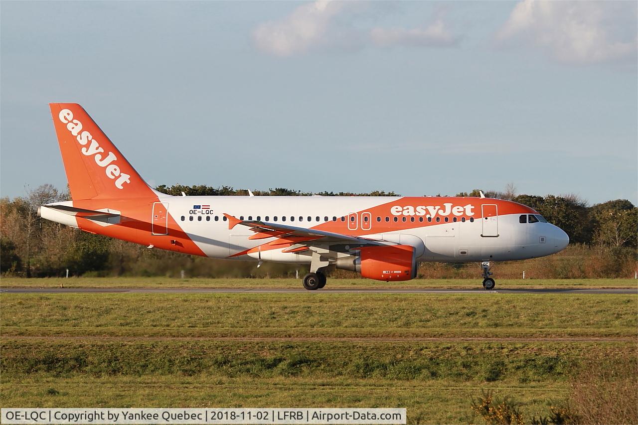 OE-LQC, 2009 Airbus A319-111 C/N 3788, Taxiing rwy 25L, Brest-Bretagne airport (LFRB-BES)
