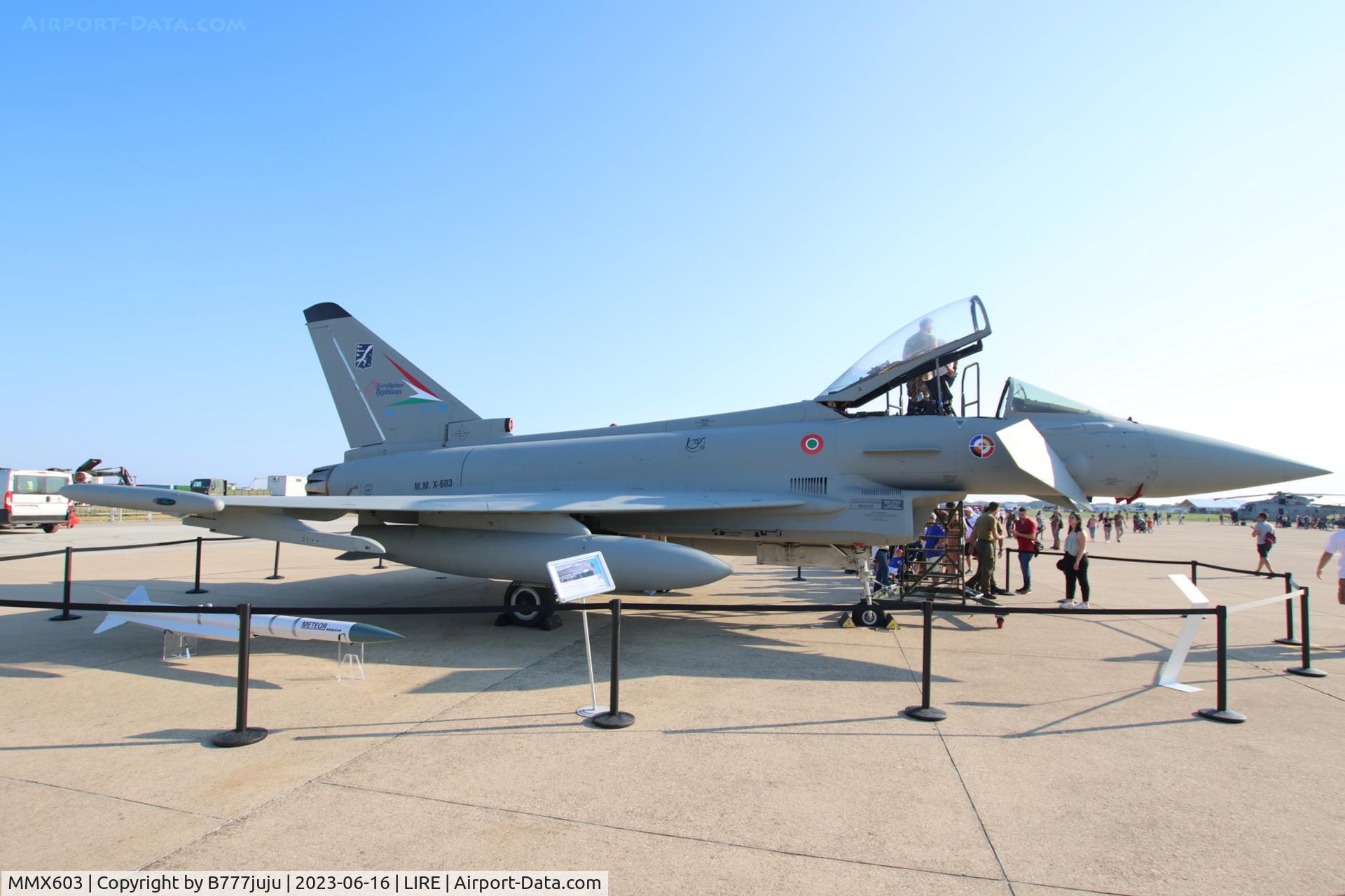 MMX603, Eurofighter EF-2000 Typhoon S C/N DA7, at LIRE