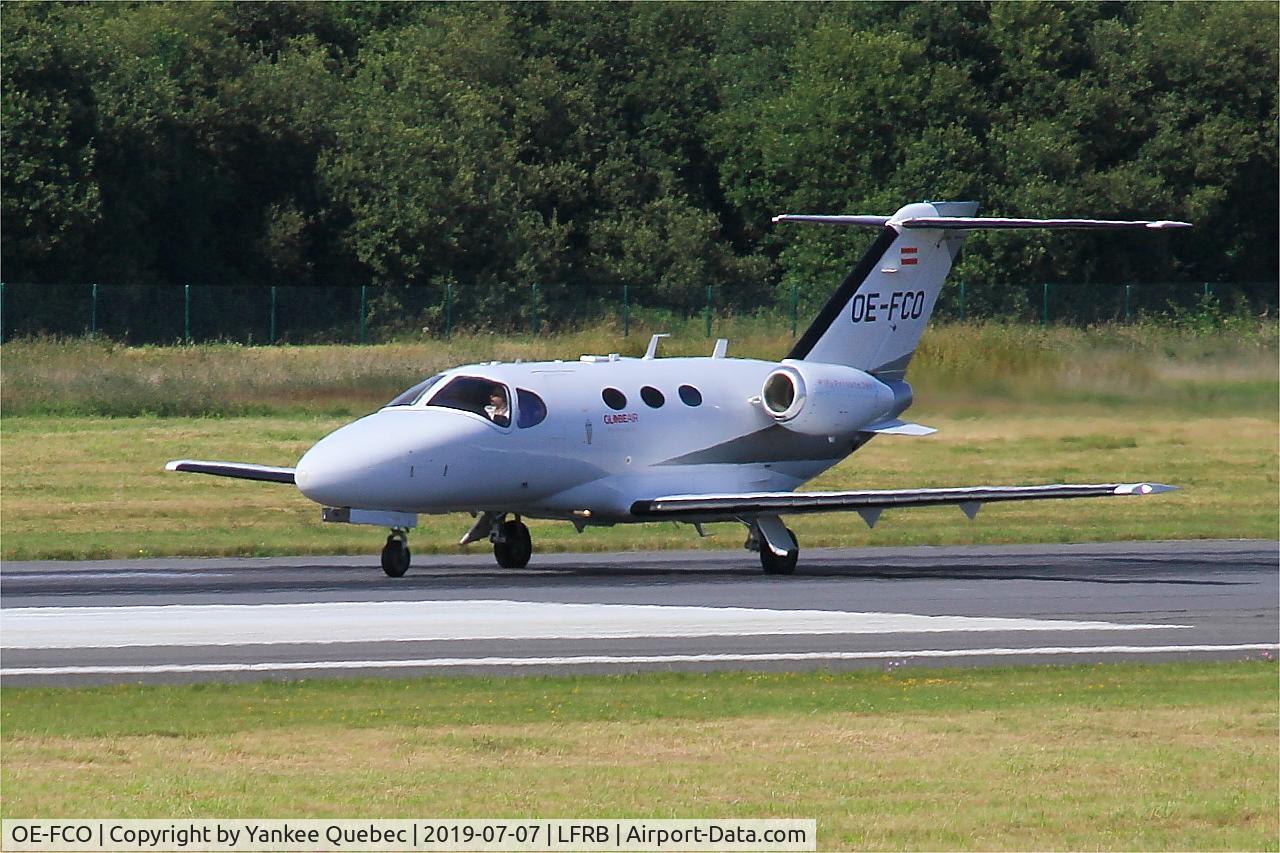 OE-FCO, 2008 Cessna 510 Citation Mustang Citation Mustang C/N 510-0127, Taxiing rwy 07R, Brest-Bretagne airport (LFRB-BES)