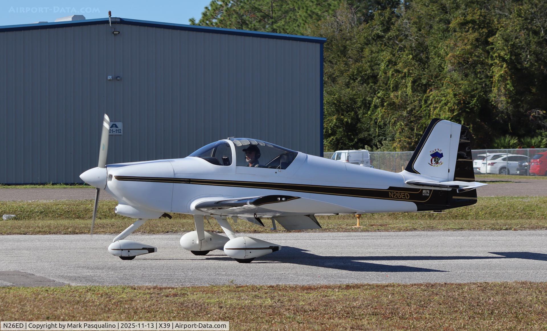 N26ED, 1999 Vans RV-6A C/N 24840, Vans RV-6A