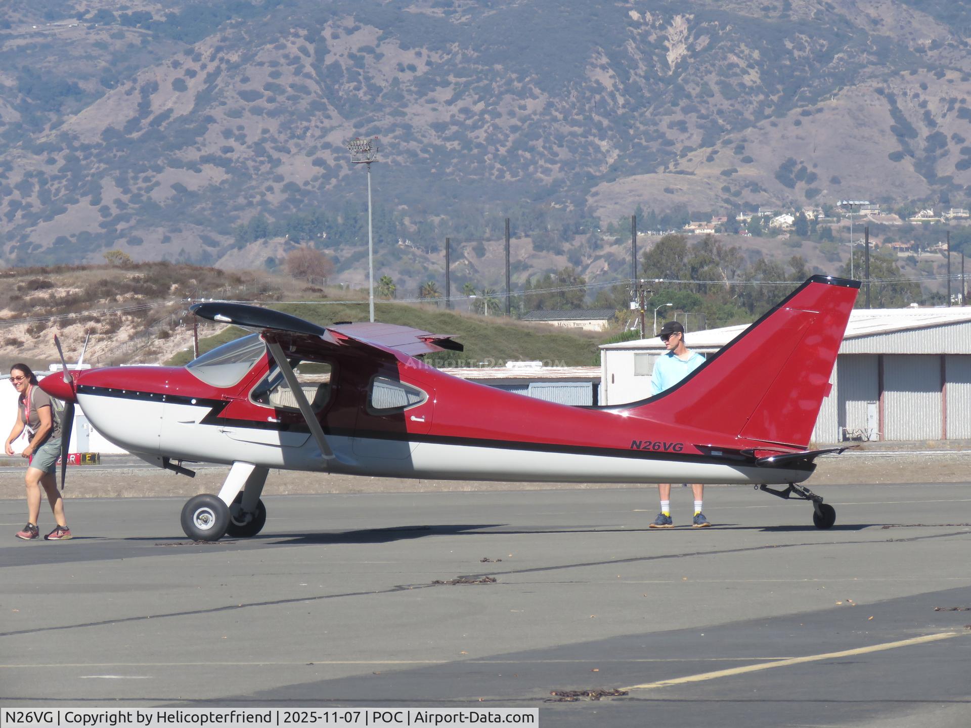 N26VG, 2011 Glasair GS-2 Sportsman 2+2 C/N 7355, Parked in transit parking