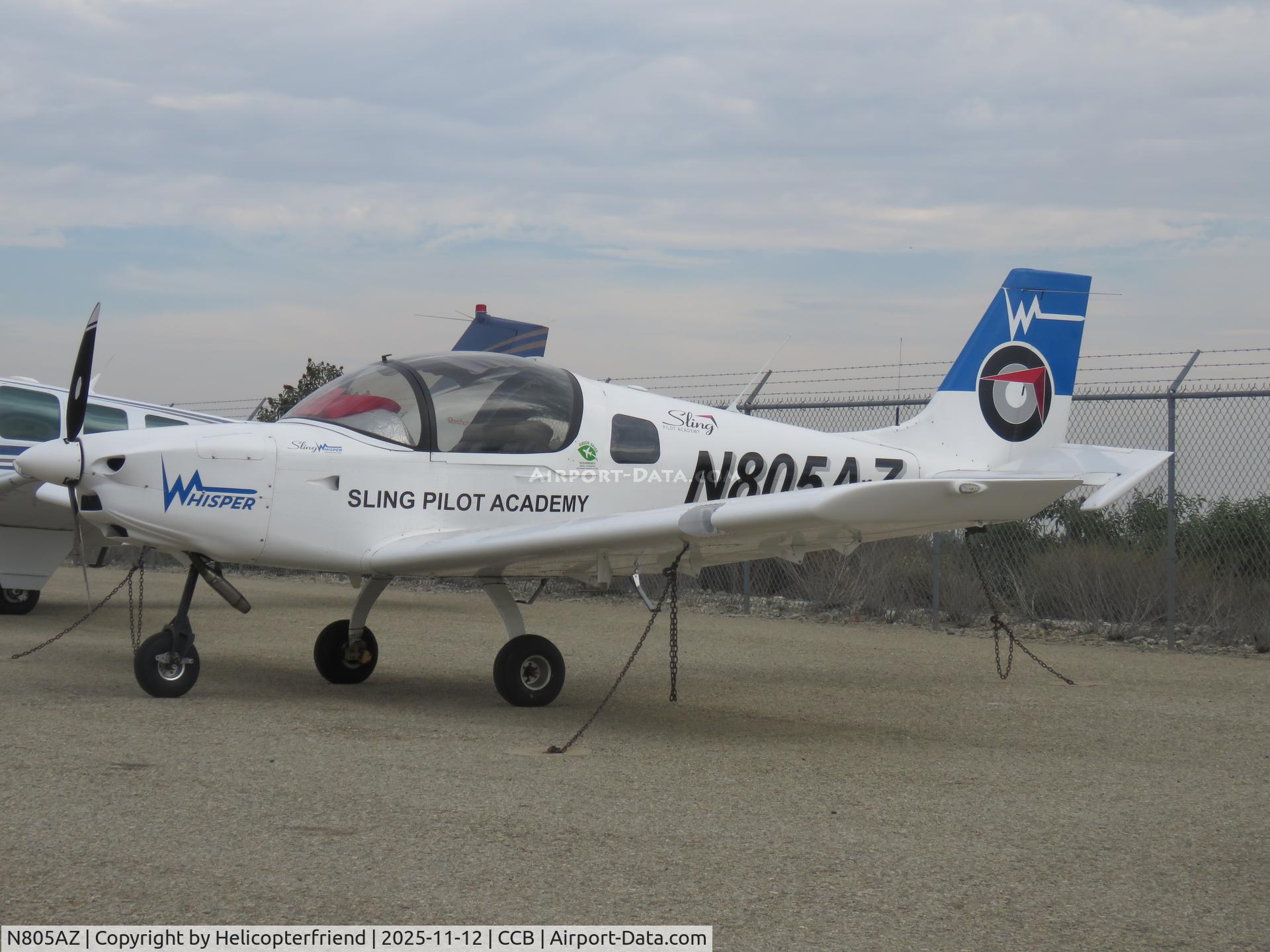 N805AZ, 2023 Airplane Factory Sling LSA C/N 379A, Parked at southern fence