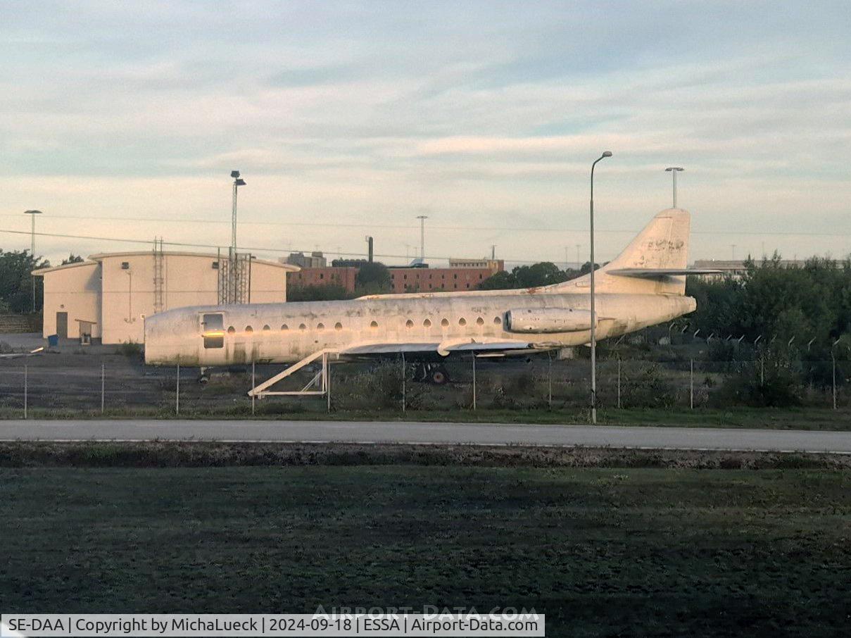 SE-DAA, 1959 Sud Aviation SE-210 Caravelle III C/N 004, Parked at Arlanda