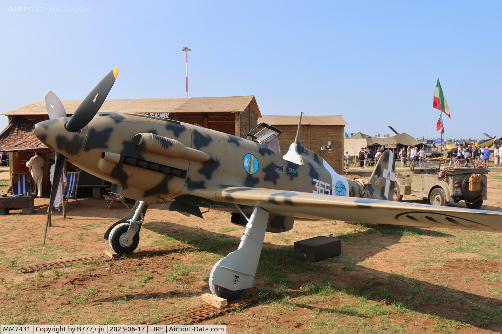 MM7431, Macchi MC.202 Folgore C/N Not found MM7431, mock-up at LIRE