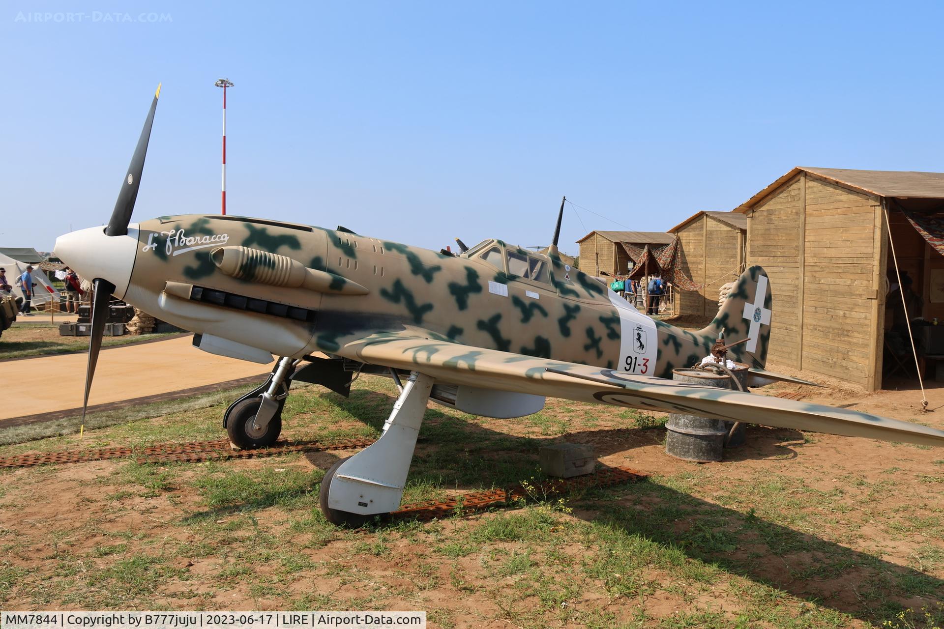 MM7844, Macchi MC.202 Folgore C/N Mock-Up, diplay at LIRE