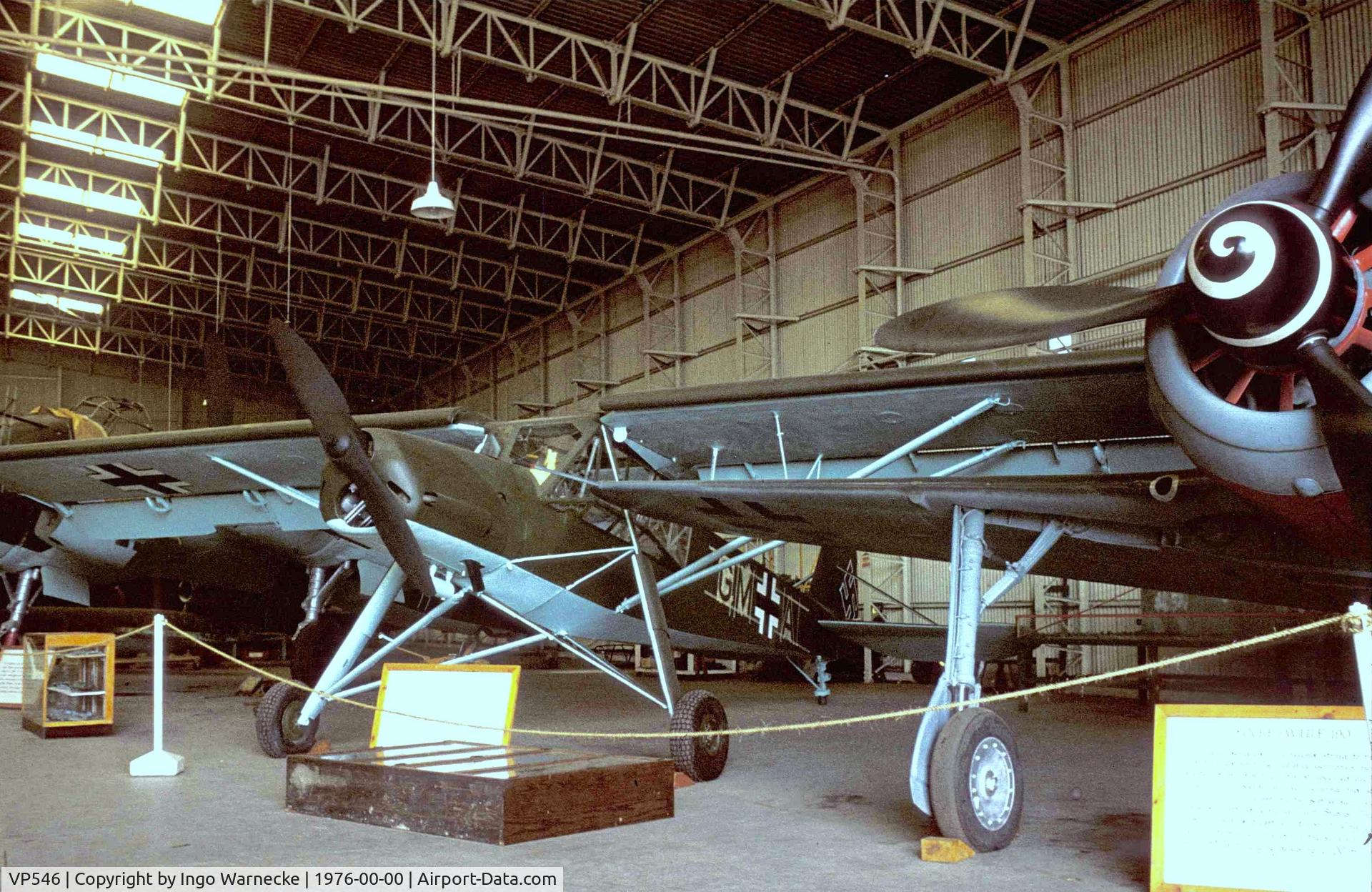 VP546, Fieseler Fi-156C-7 Storch C/N 475081, Fieseler Fi 156C-7 Storch at the RAF St. Athan Historic Aircraft Collection