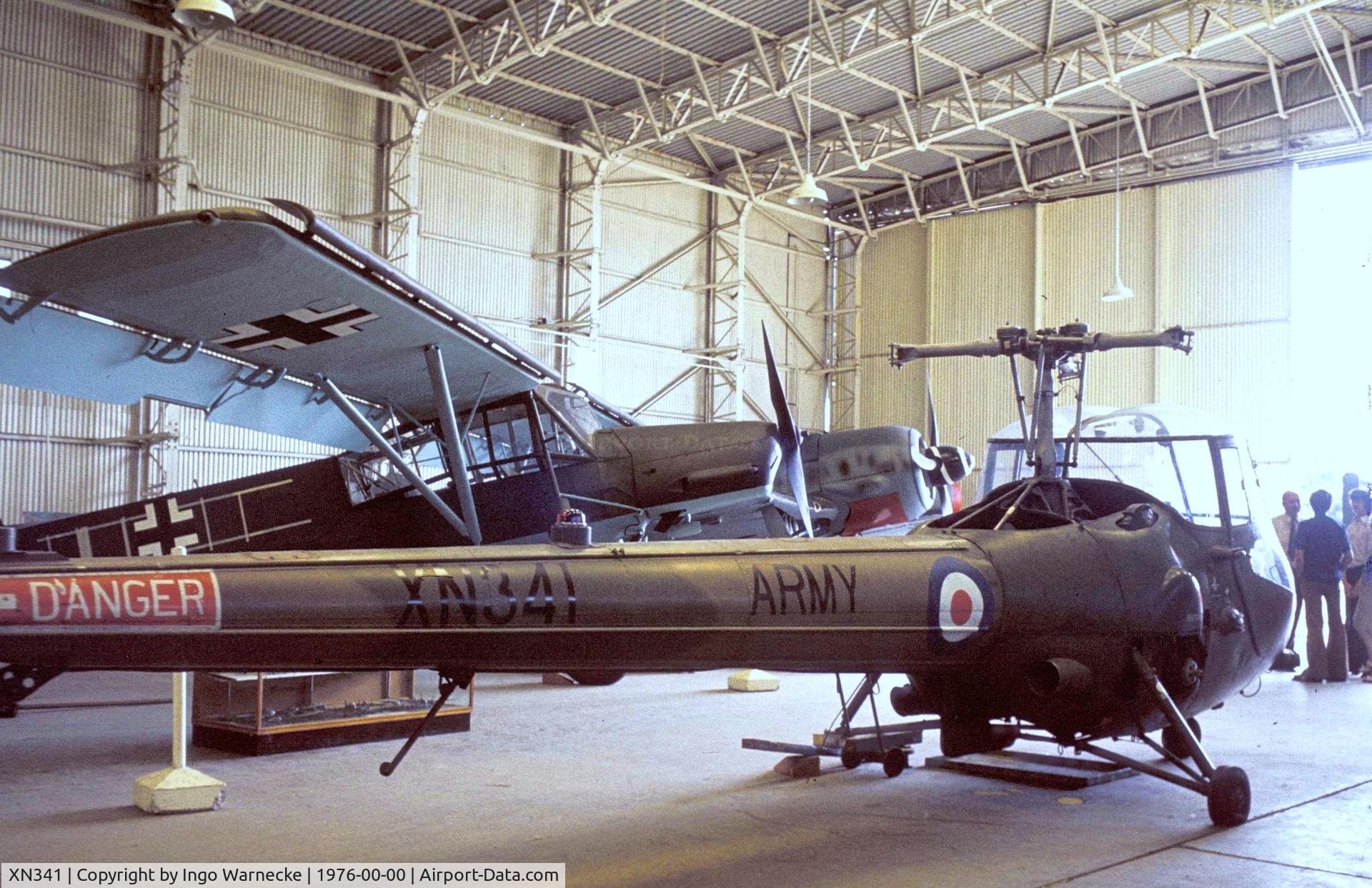 XN341, 1959 Saunders-Roe Skeeter AOP.12 C/N S2/7147, Saunders-Roe Skeeter AOP12 at the RAF St. Athan Historic Aircraft Collection