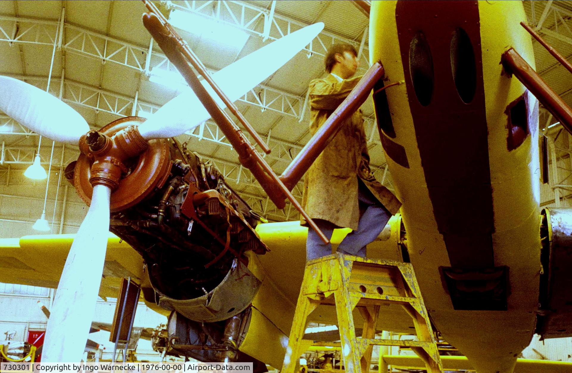 730301, Messerschmitt Bf-110G-4/R6 C/N 730301, Messerschmitt Bf 110G-4/R6 being restored at the RAF St. Athan Historic Aircraft Collection