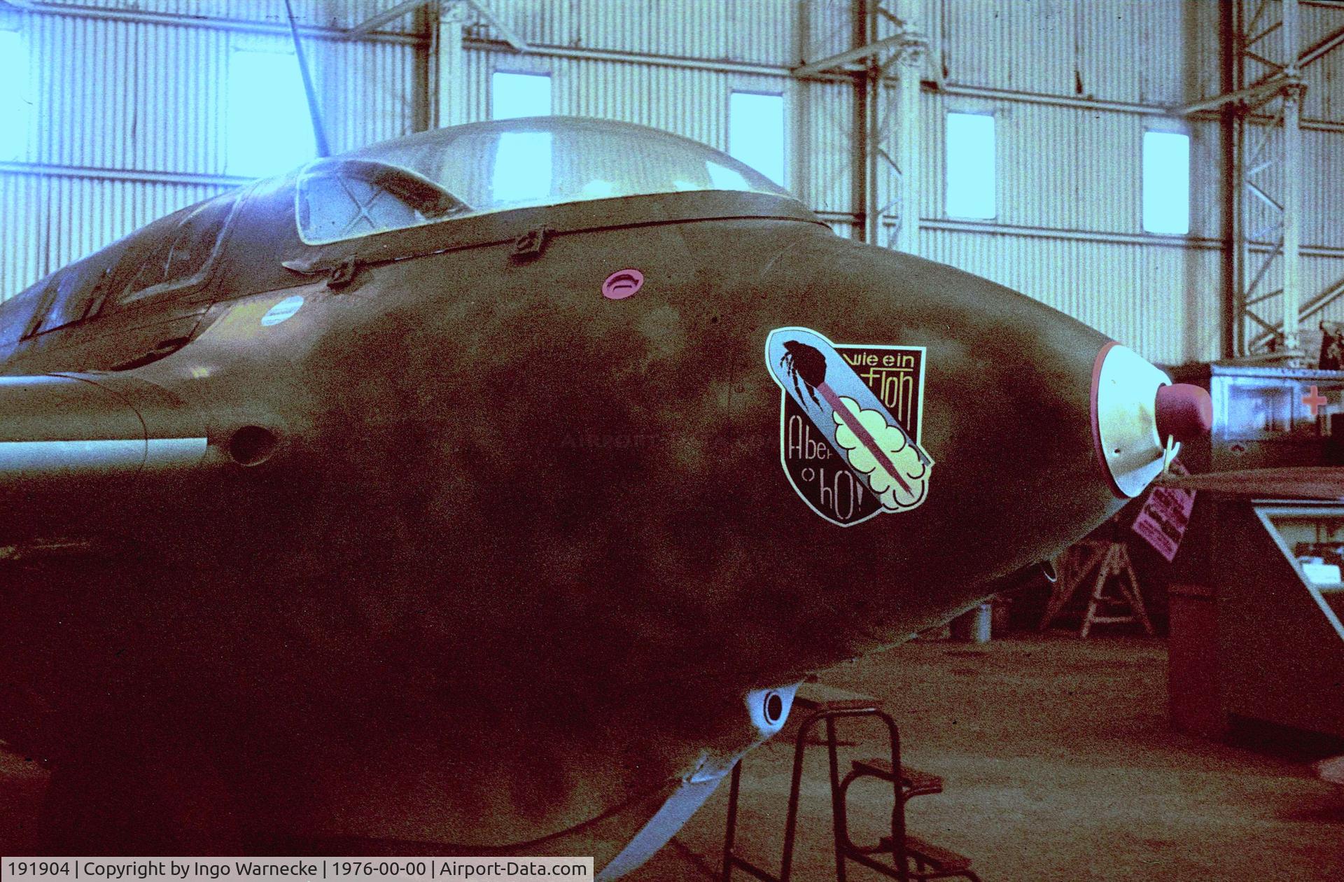 191904, Messerschmitt Me-163B-1a Komet C/N 191904, Messerschmitt Me 163B-1a Komet at the RAF St. Athan Historic Aircraft Collection