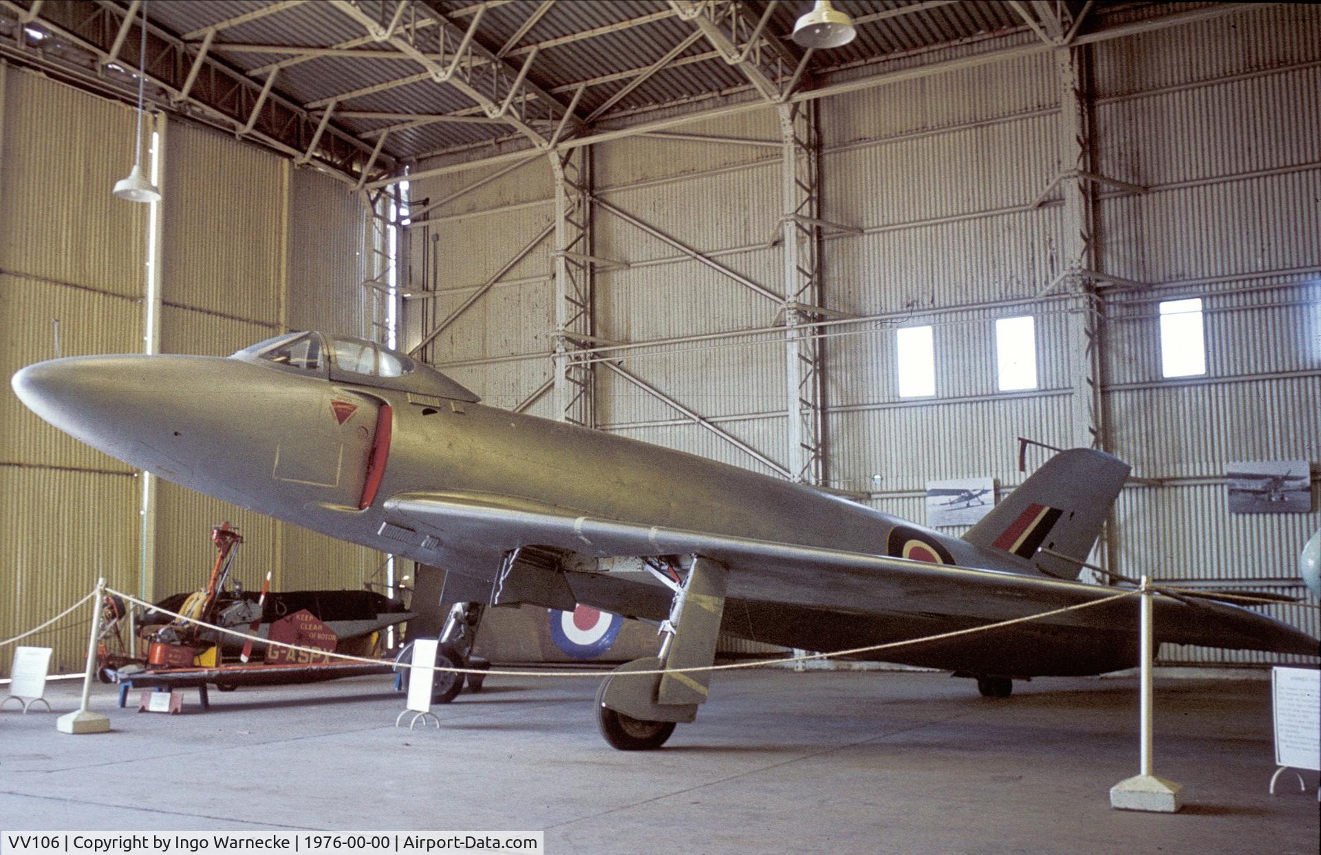 VV106, 1948 Supermarine 510 C/N Not found VV106, Supermarine 510 at the RAF St. Athan Historic Aircraft Collection