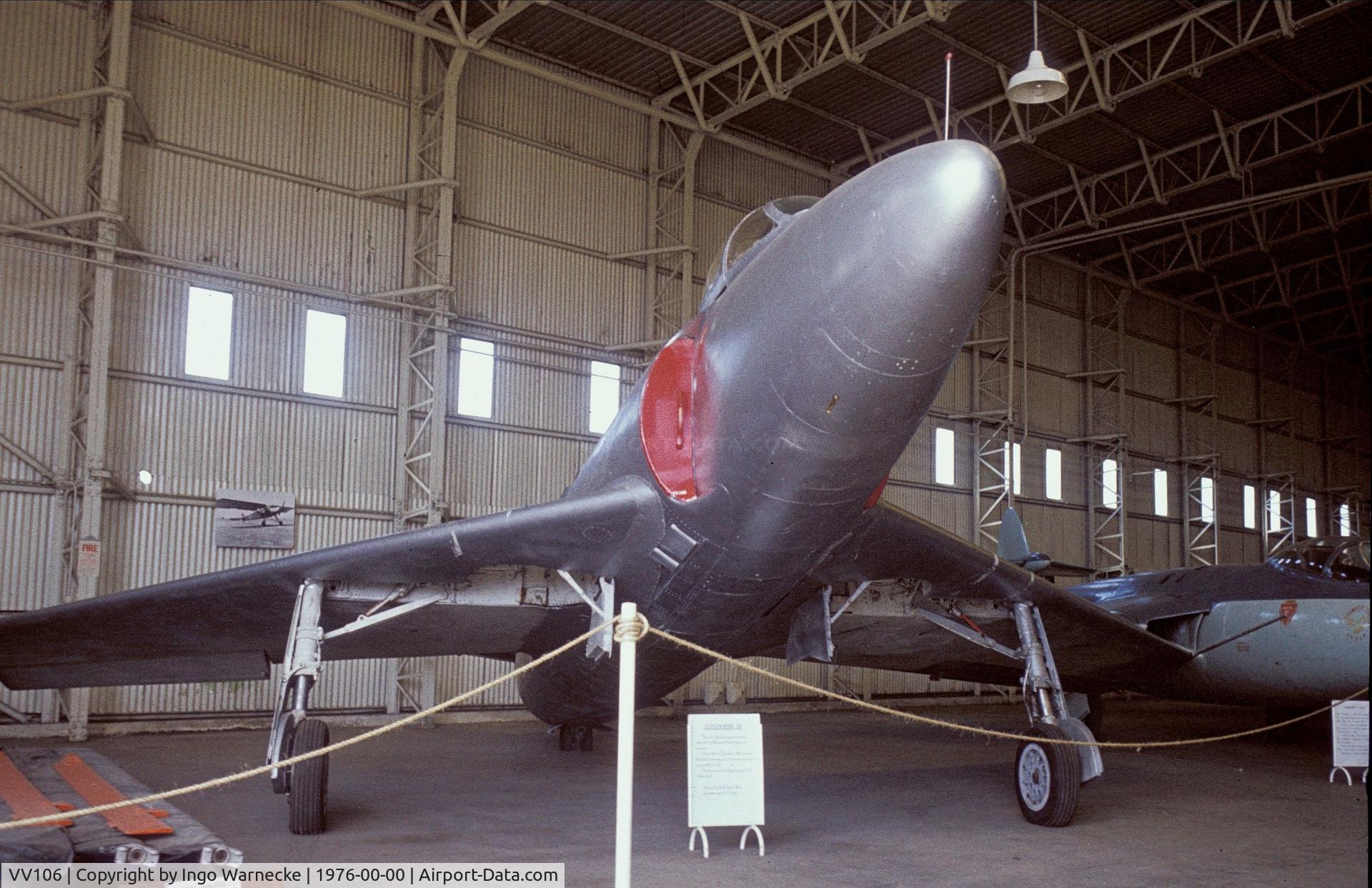 VV106, 1948 Supermarine 510 C/N Not found VV106, Supermarine 510 at the RAF St. Athan Historic Aircraft Collection