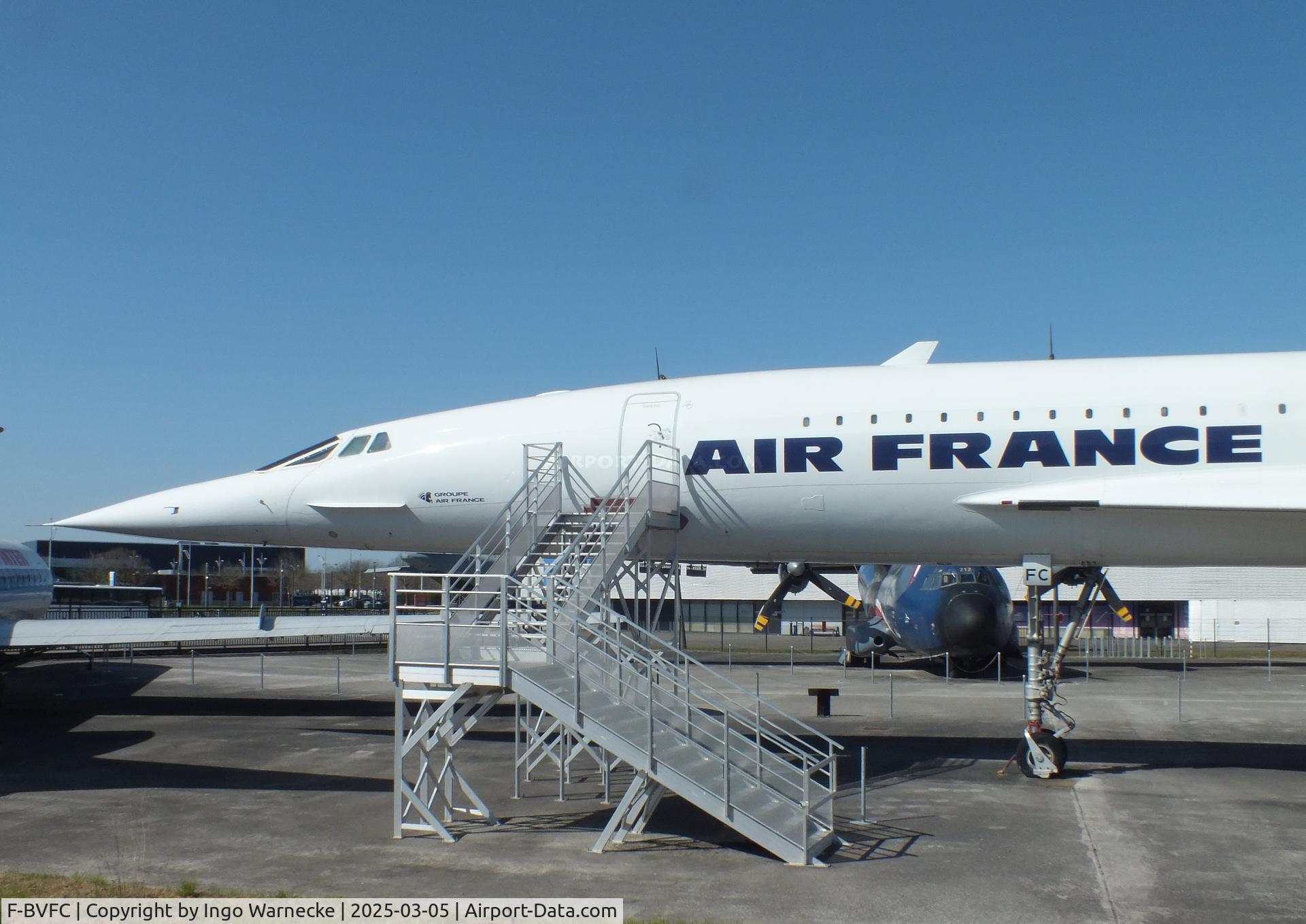 F-BVFC, 1976 Aerospatiale-BAC Concorde 101 C/N 9, BAC / Aerospatiale Concorde at  the Aeroscopia, Blagnac (Toulouse)