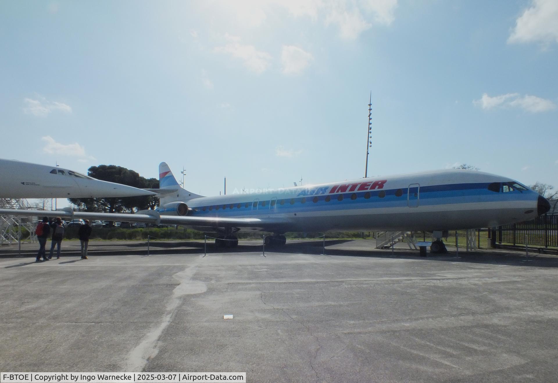 F-BTOE, 1973 Sud Aviation SE-210 Caravelle 12 C/N 280, Sud Aviation SE.210 Caravelle 12 at the Aeroscopia, Blagnac (Toulouse)
