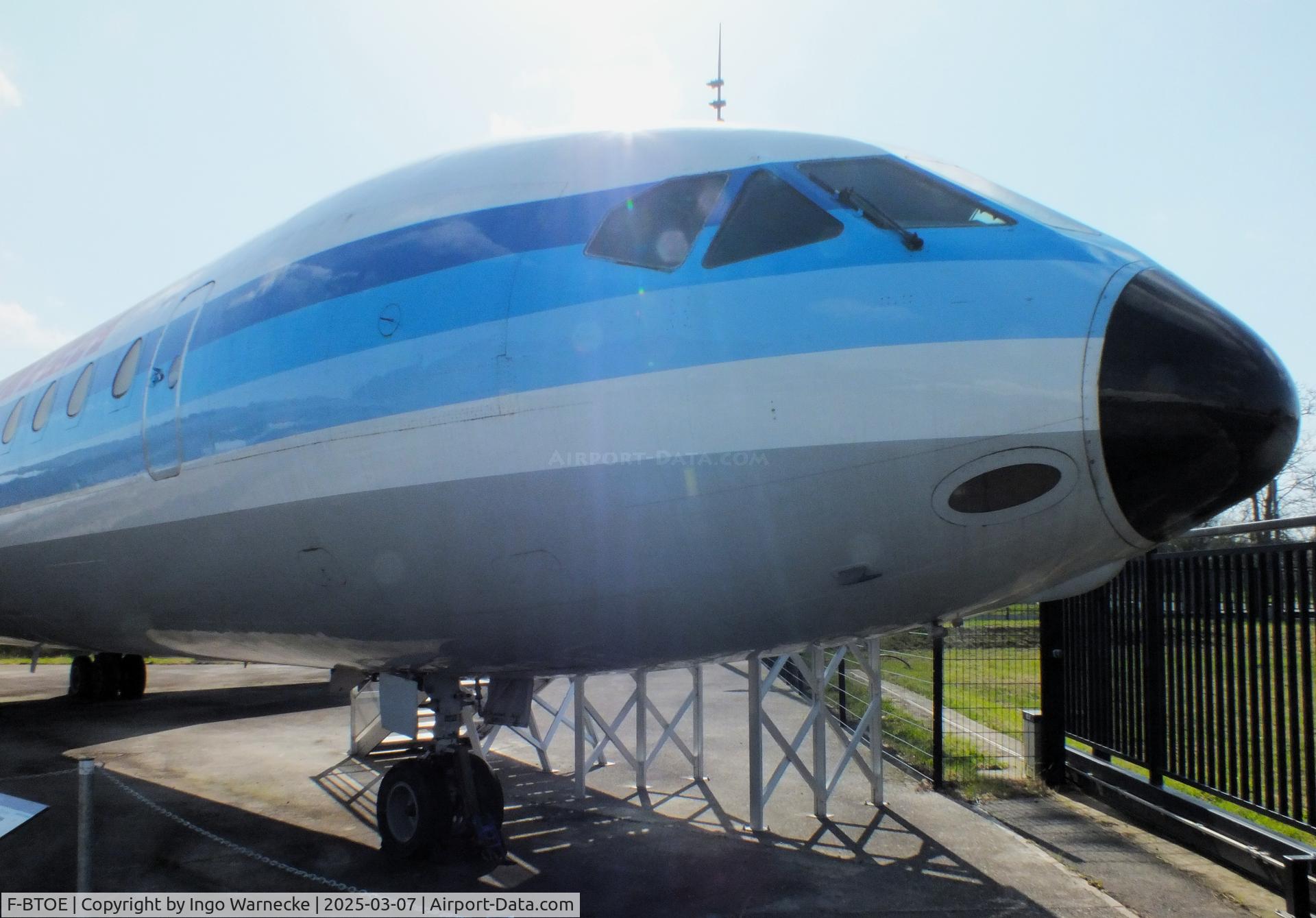 F-BTOE, 1973 Sud Aviation SE-210 Caravelle 12 C/N 280, Sud Aviation SE.210 Caravelle 12 at the Aeroscopia, Blagnac (Toulouse)