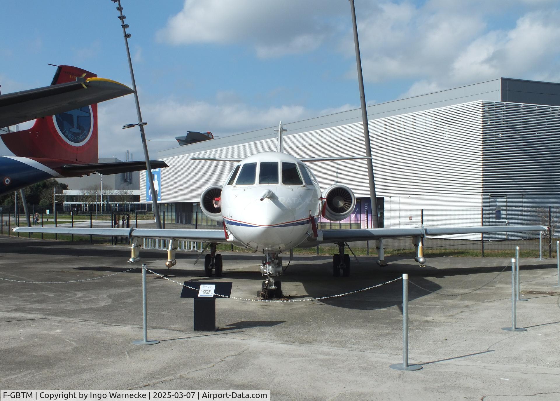 F-GBTM, 1980 Dassault Falcon 20GF C/N 397, Dassault Falcon 20GF meteorological research aircraft at the Aeroscopia, Blagnac (Toulouse)