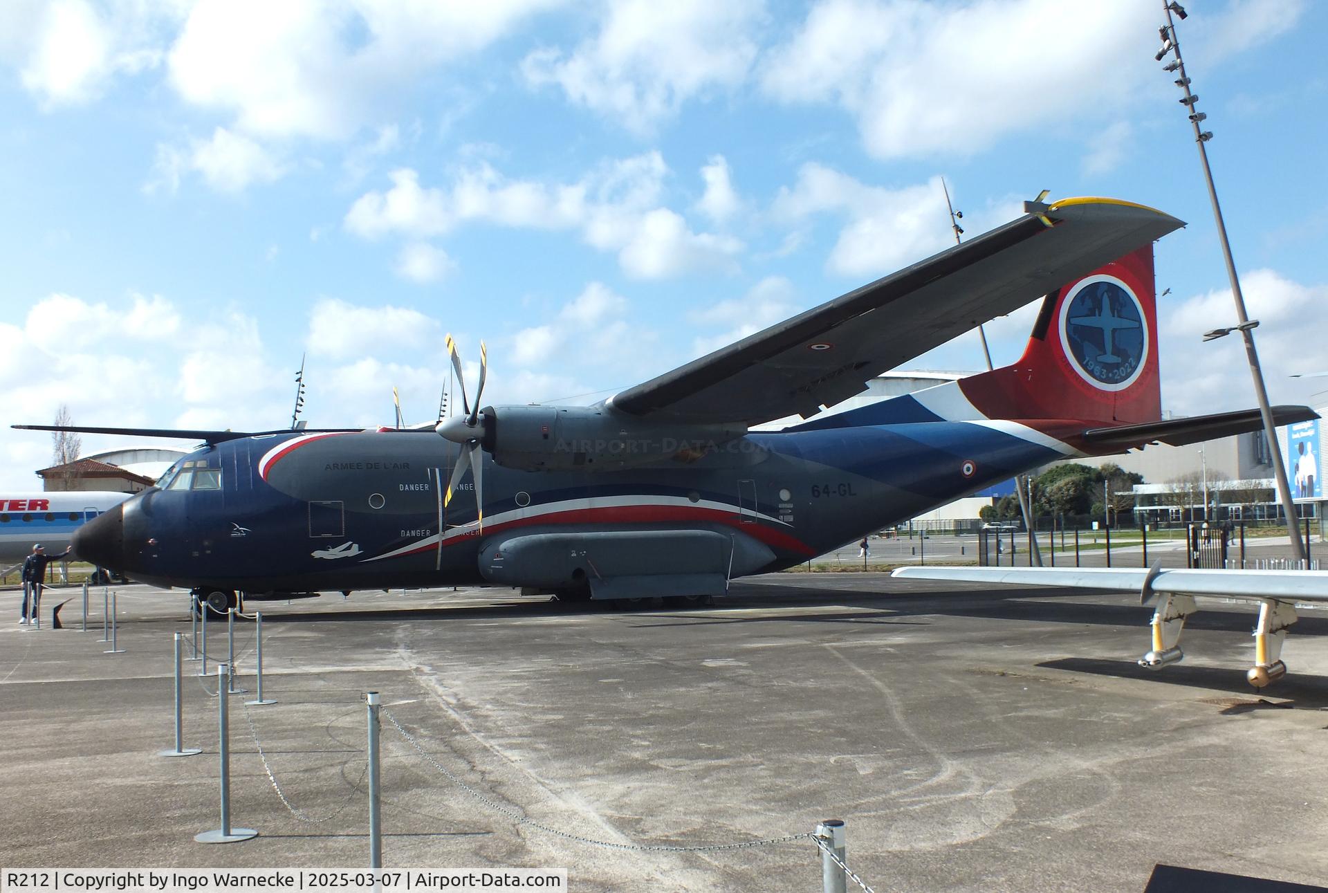 R212, Transall C-160R C/N 215, Transall C-160R in 'last flight in French Air Force 2022' special colours at the Aeroscopia, Blagnac (Toulouse)