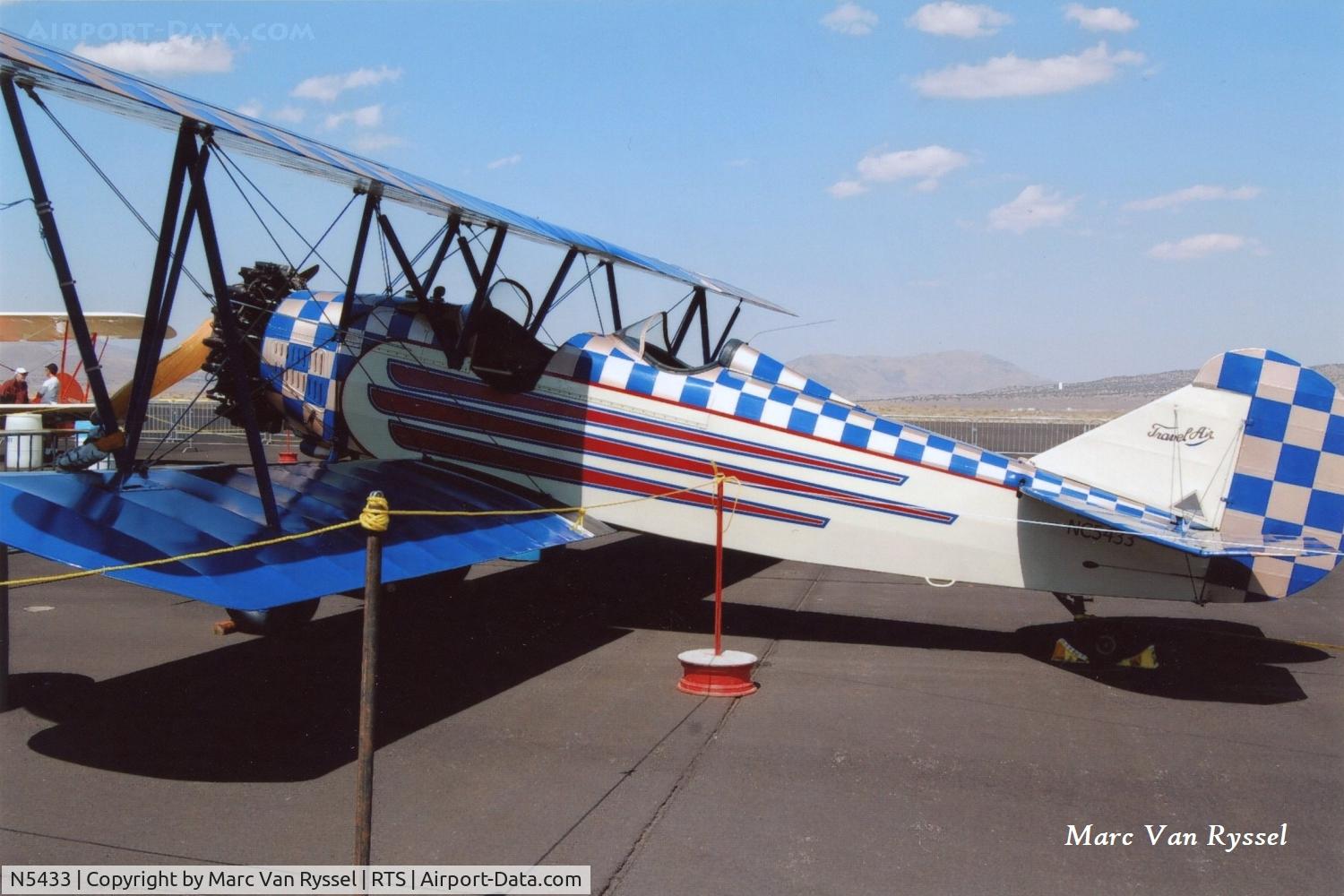 N5433, 1928 Travel Air 4000 C/N 522, At the 2007 Reno Air Races.