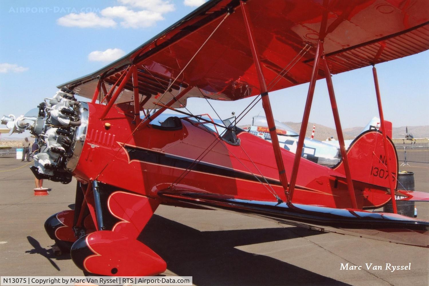N13075, 1933 Waco UBF C/N 3692, At the 2007 Reno Air Races.