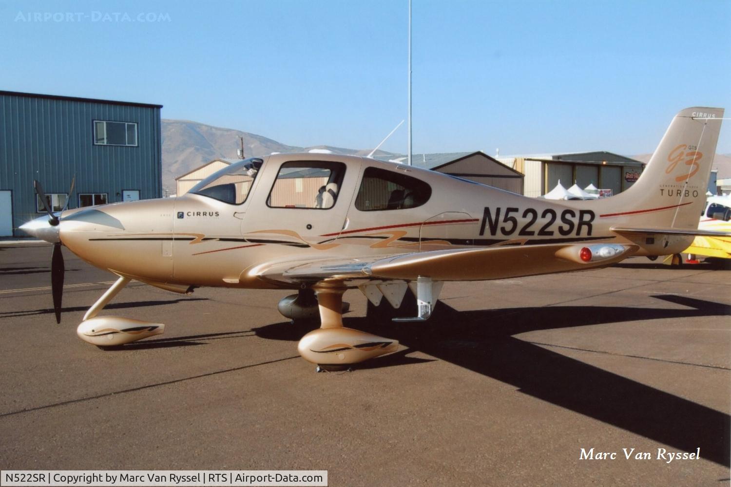 N522SR, 2007 Cirrus SR22 C/N 2475, At the 2007 Reno Air Races.