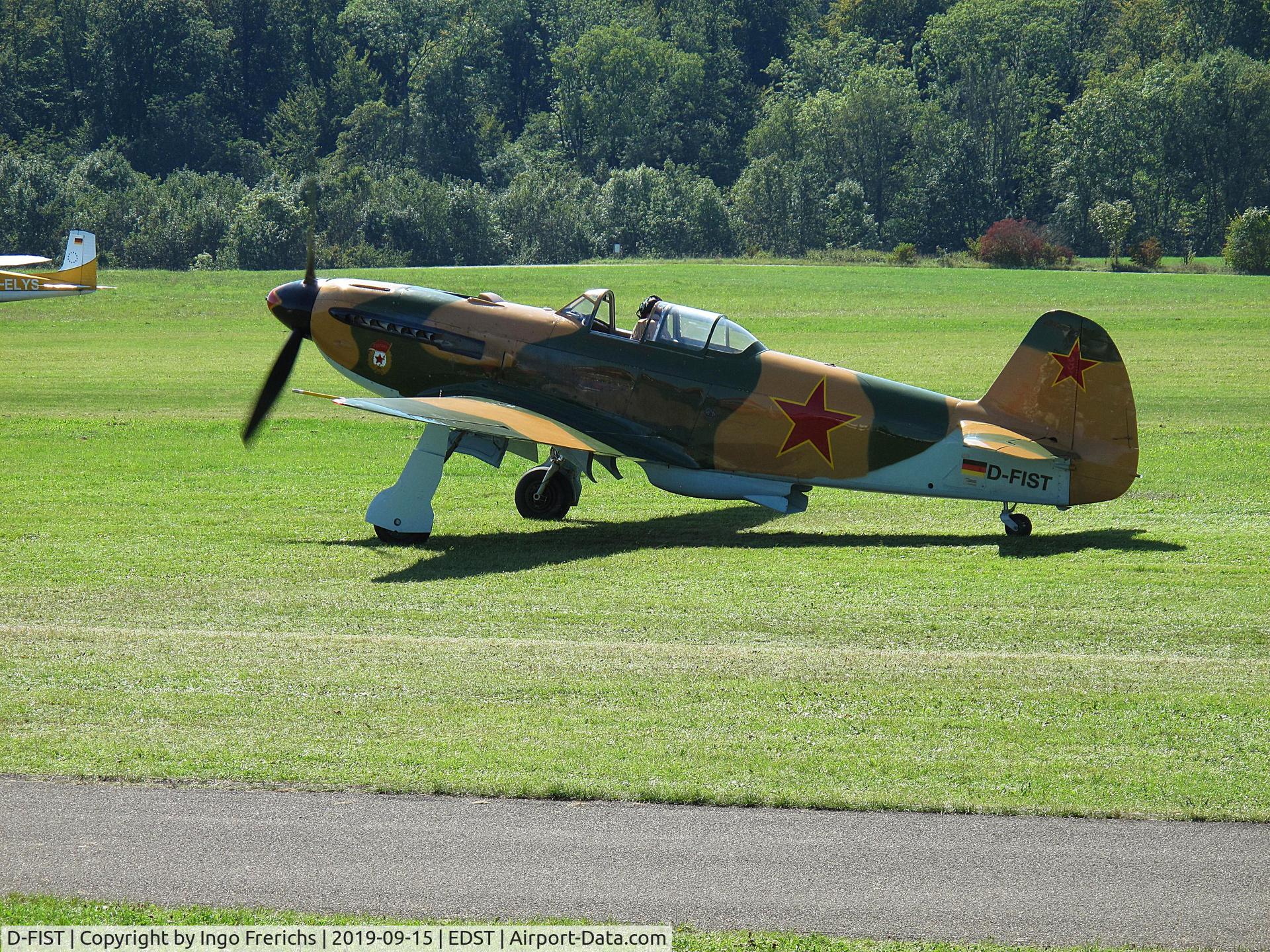 D-FIST, 1944 Yakovlev Yak-9U C/N 0470408, Yak-9U D-FIST at Hahnweide OTT 2019