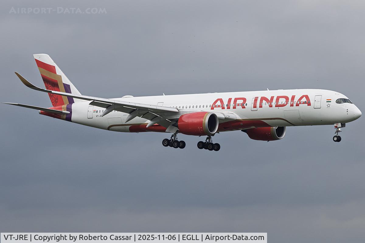 VT-JRE, 2023 Airbus A350-941 C/N 0585, London Heathrow Airport